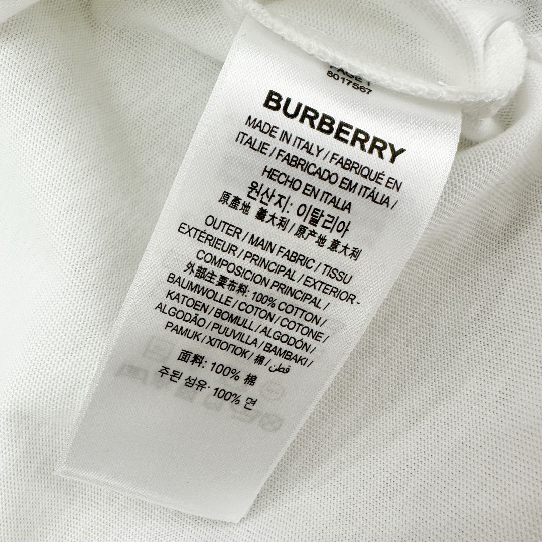 Burberry Embroidery Crew Neck T-Shirt Tops Tees, Available in XS-L 9 cmp a1752663985505 5060
