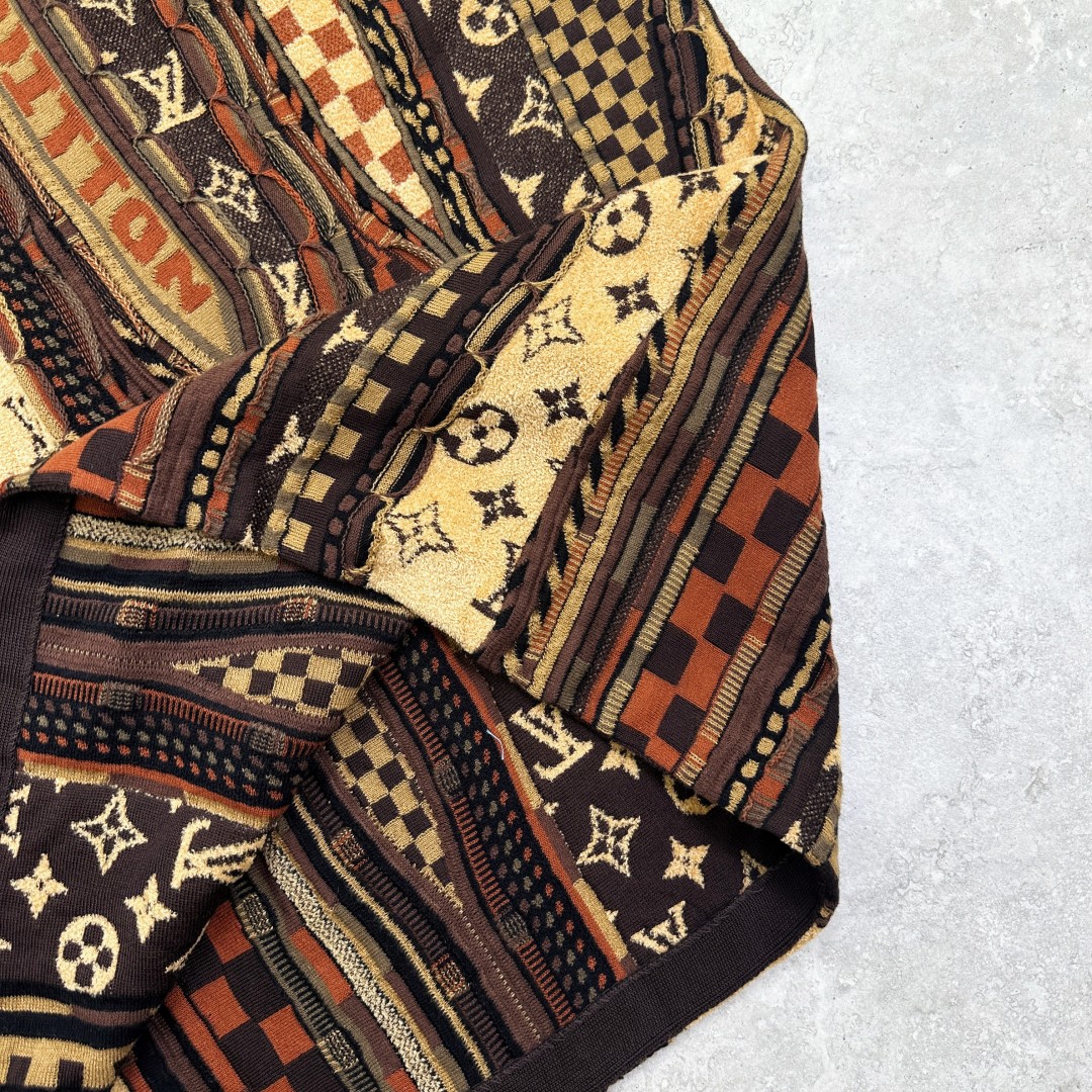 Louis Vuitton Nigo Jersey Polo Shirt - Designer Knitwear with Intricate Patterns 8 cmp a1758354468011 4735