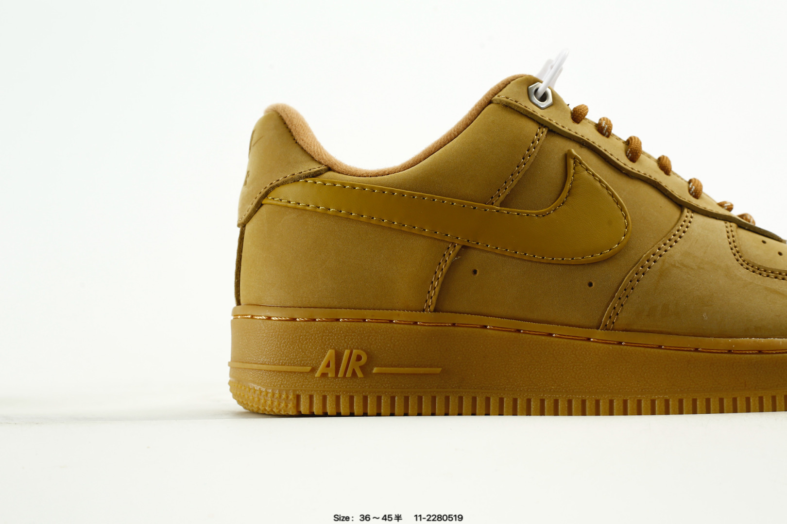 💰125 真标✅Nike Air Force 1 Low 07 LV8'Wheat / Flax'空军一号低帮经典百搭休闲运动板鞋“新麦黄棕 小麦色牛巴革打造鞋面,鞋眼扣钉、生胶鞋底与鞋面风格协调一致 货号:CJ8179 200 Size:36 36.5 37.5 38 38.5 39 40 40.5 41 42 42.5 43 44 45 编码:11-2280519