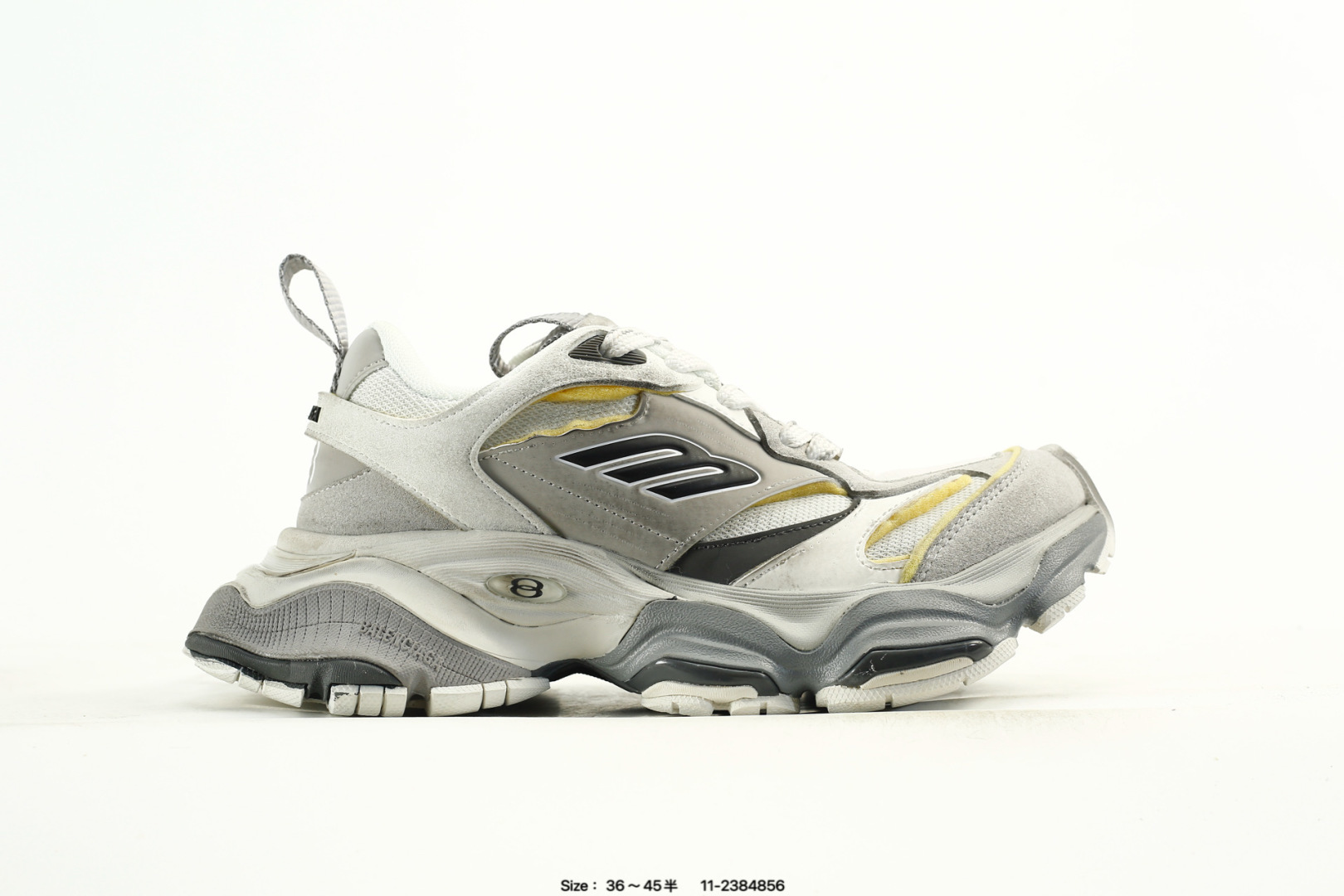 💰280
Balenciaga CARGO Sneaker
巴黎世家十一代圆头系带
舒适百搭低帮生活休闲鞋老爹鞋
全套原纸板楦头开发 最原汁原味的灵魂版型
全鞋荧光划线卡点 胶水把控整洁度追求极致完美 每一双都是工艺品 多重QC质检
超越公司货的品控标准 实实在在的免检产品
原盒原配 正确字体电绣
粗细、位置、大小正确 侧边TPU 透气孔匹配意产原版
正确分离大底 TPU软底 原版一致大底LOGO
立体感十足 原厂皮料水洗做旧
采购原厂网纱 这款超细纤维和网布工装运动鞋
做旧的厚网布鞋面 还有一种经典 Track 鞋款融合 New Balance 9060 中底之即视感 标志性 Sporty B Logo 置于鞋面中间 再加上明显提高的中底厚度 你也不用害怕与3XL难以分辨
货号:784339 W2MV1 1170
码数:如图
编码:11-2384856