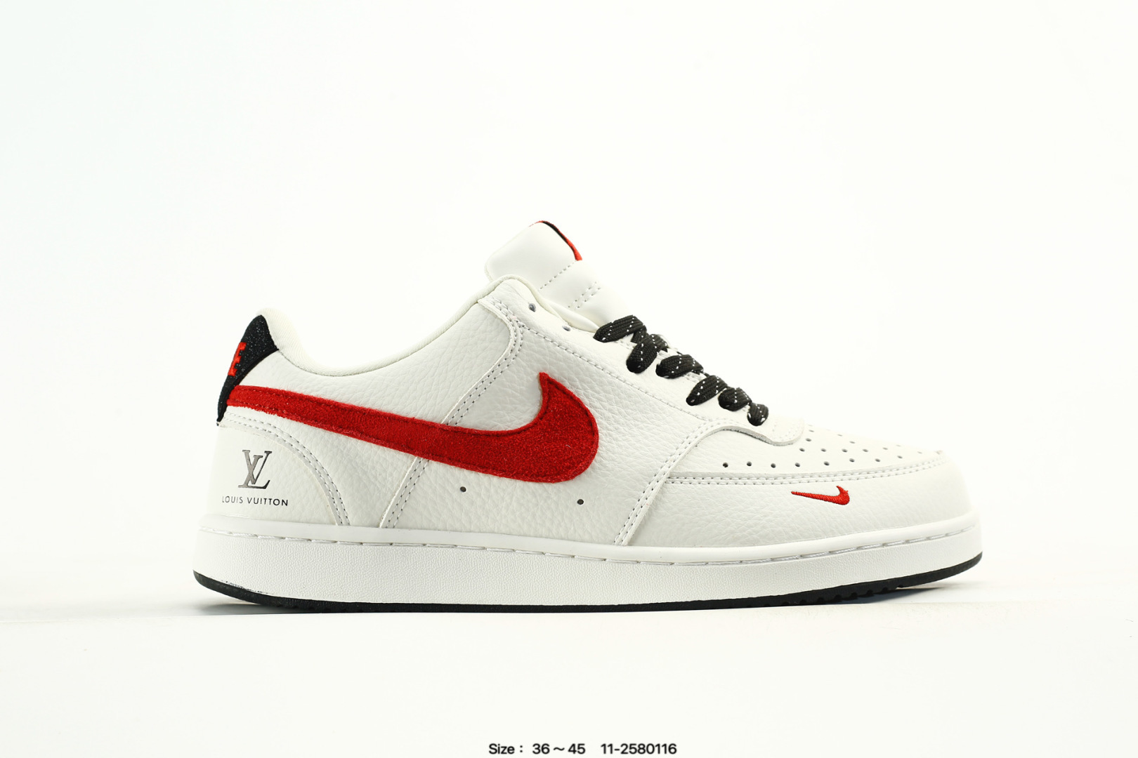 NIKE EBERNON Low prm 小空军低帮百搭透气休闲运动板鞋 独家头层版本 原数据独家私模大底 纯正版型 清洁度完美 货号:FD5188-102 Size:如图 编码:11-2580116