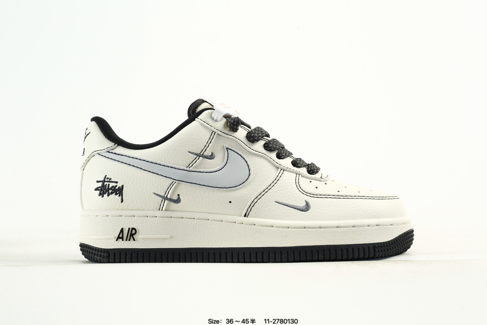 💰180
海外限量发售！公司级NIke Air Force 1 '07 Low “斯图西联名--黑白英文”空军一号 低帮 运动鞋 休闲鞋 折边针车 工艺难度大 原楦头原纸板 原装鞋盒 定制五金配件 内置全掌气垫 原厂鞋底 
货号：XZ6188-630
Size：36 36.5 37.5 38 38.5 39 40 40.5 41 42 42.5 43 44 44.5 45
编码：11-2880130