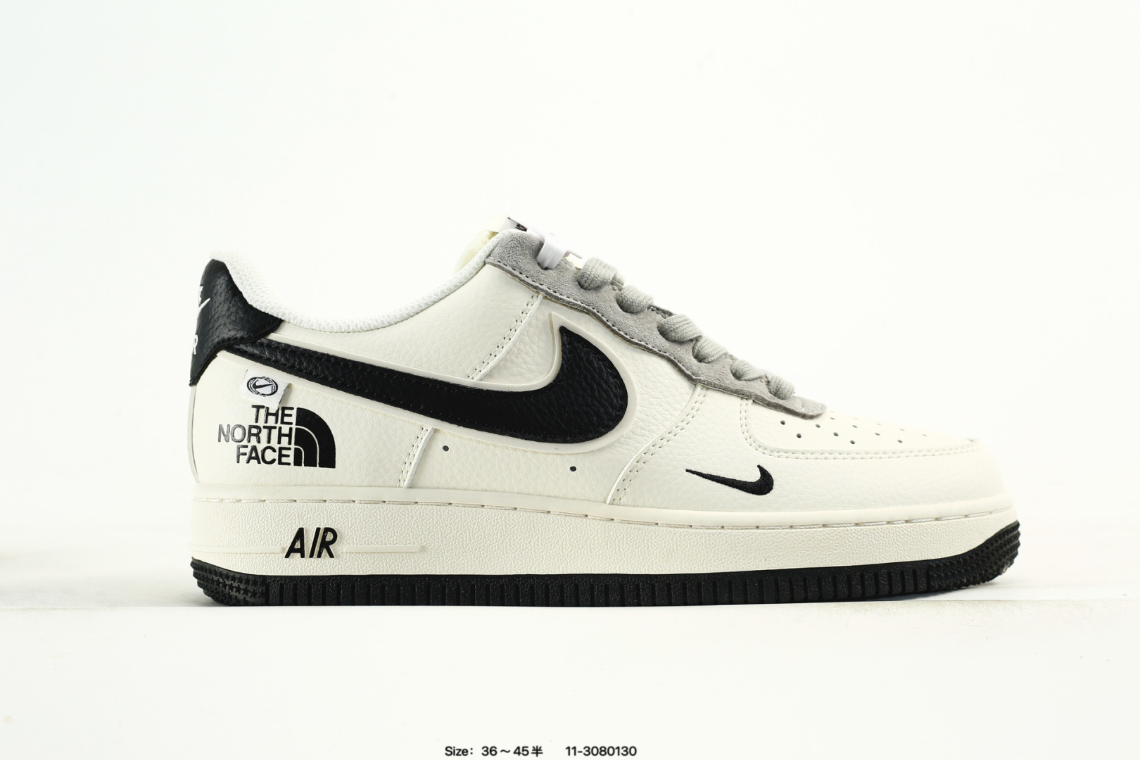 海外限量发售!公司级NIke Air Force 1 '07 Low “Supreme联名 米白红灰双拼”空军一号 低帮 运动鞋 休闲鞋 折边针车 工艺难度大 原楦头原纸板 原装鞋盒 定制五金配件 内置全掌气垫 原厂鞋底 货号:XZ6188-190 编码:11-3080130