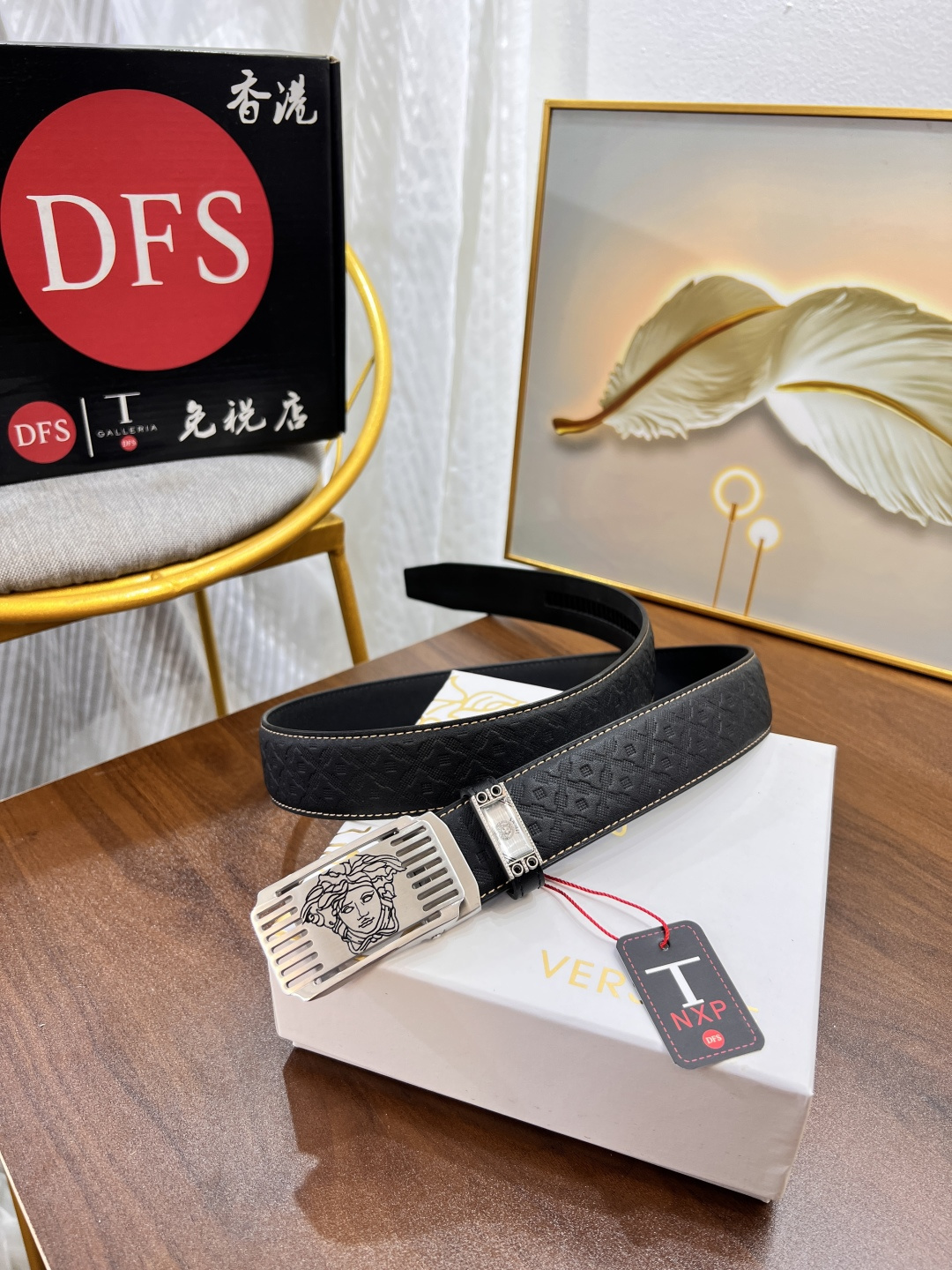 小主推荐 实物拍摄 范思哲自动扣皮带