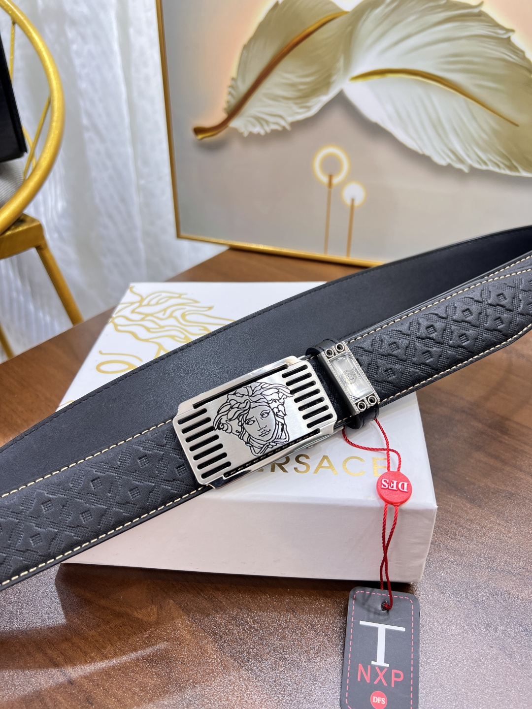 小主推荐 实物拍摄 范思哲自动扣皮带