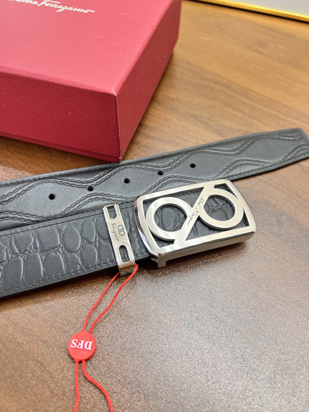 顶级皮带 新款8字正版五金 精工艺打磨 正版开模logo 钢印 新品爆款菲拉格慕 德国代工大厂制作.进口鳄鱼头层牛皮