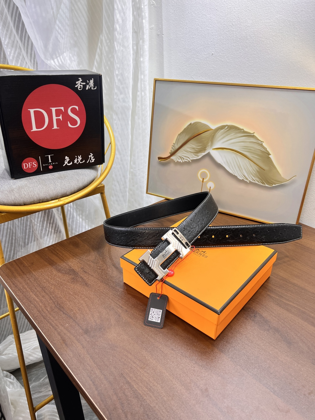 爱马仕 H皮带 ZP开模制作 镶砖满H电镀花纹精钢五金 荔枝纹纹原厂皮 双面使用 头层牛皮低 宽度3.8cm