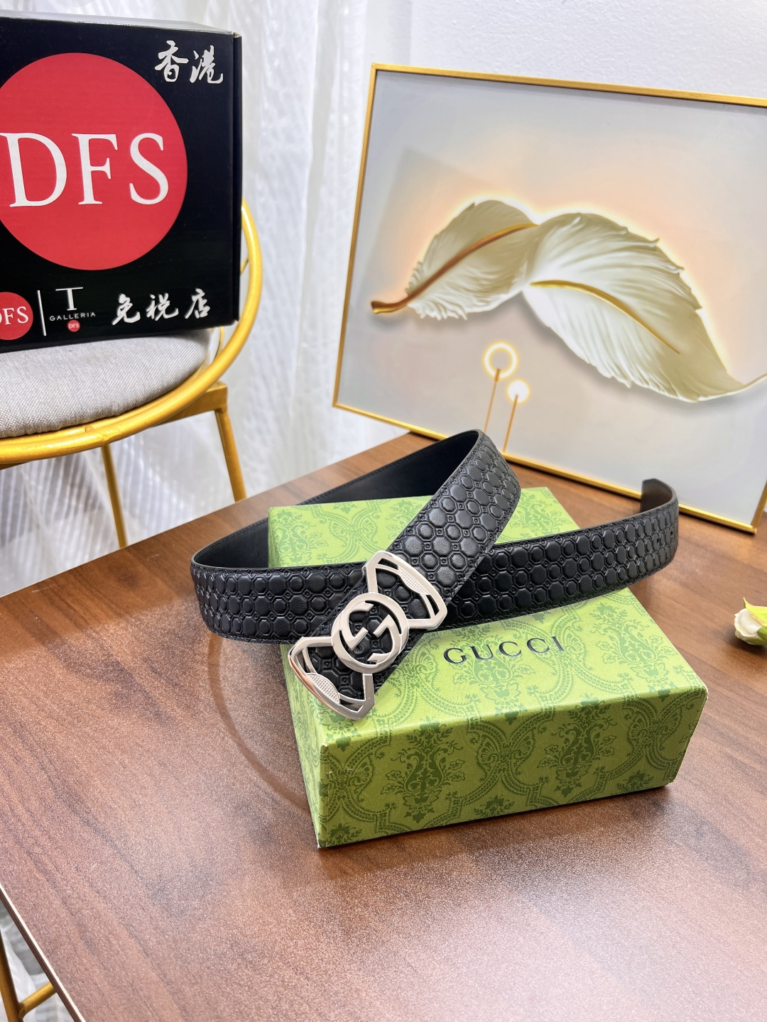 古奇GUCCi皮带 新款 GG压花头层牛皮 3.8cm-Chinese UA Cheap High Quatity Brand Clothes Bags handbags Sneakers wholesale wholesaler seller from China Factory suppliers Fashion Clothing Shoes best Quality Beautiful Price 古奇GUCCi皮带 新款 GG压花头层牛皮 3.8cm