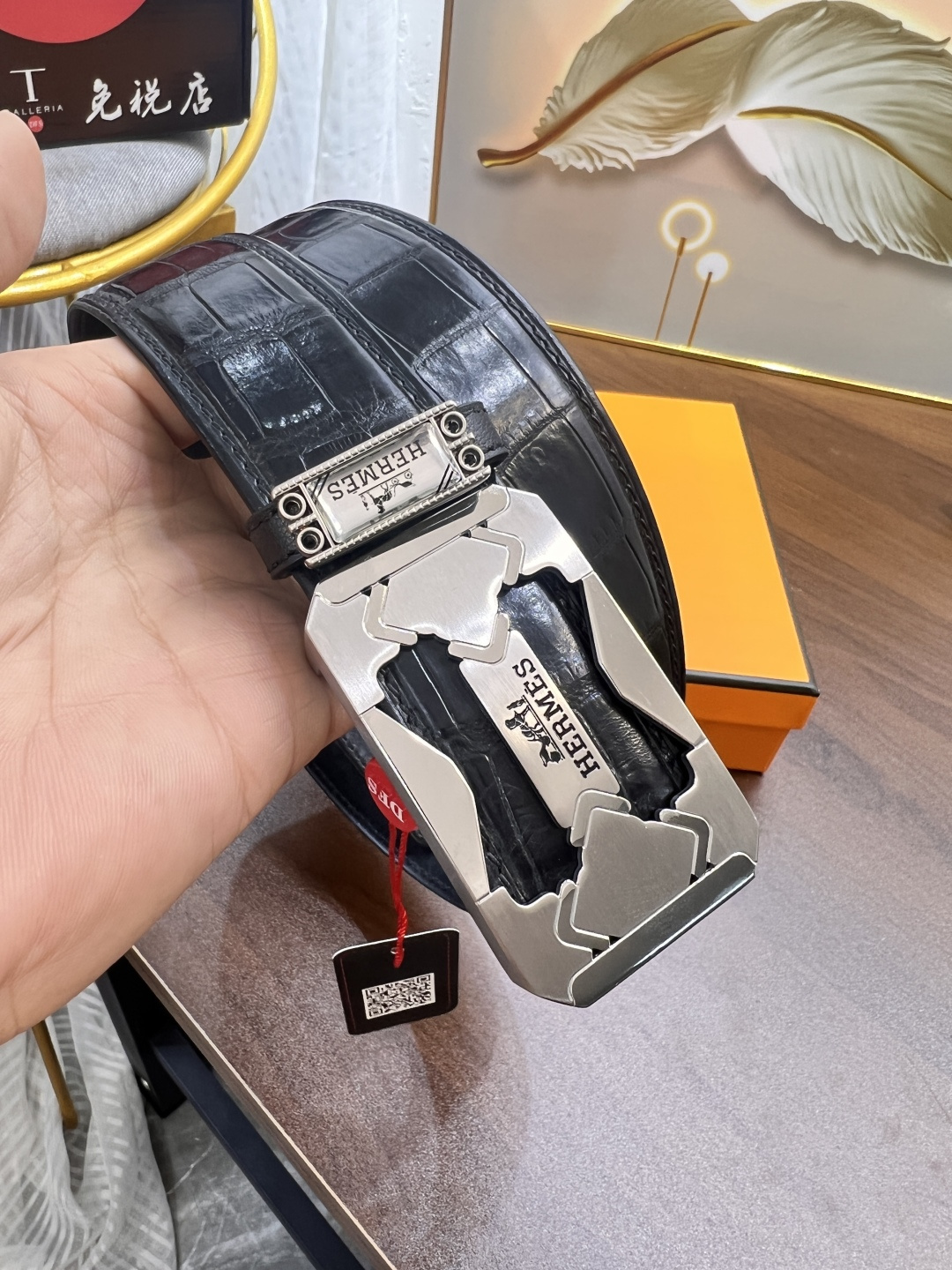 爱马仕H皮带 镶砖精钢H内穿扣 zp同步钢印logo进口鳄鱼纹头层牛皮-Chinese UA Cheap High Quatity Brand Clothes Bags handbags Sneakers wholesale wholesaler seller from China Factory suppliers Fashion Clothing Shoes best Quality Beautiful Price 爱马仕H皮带 镶砖精钢H内穿扣 zp同步钢印logo进口鳄鱼纹头层牛皮