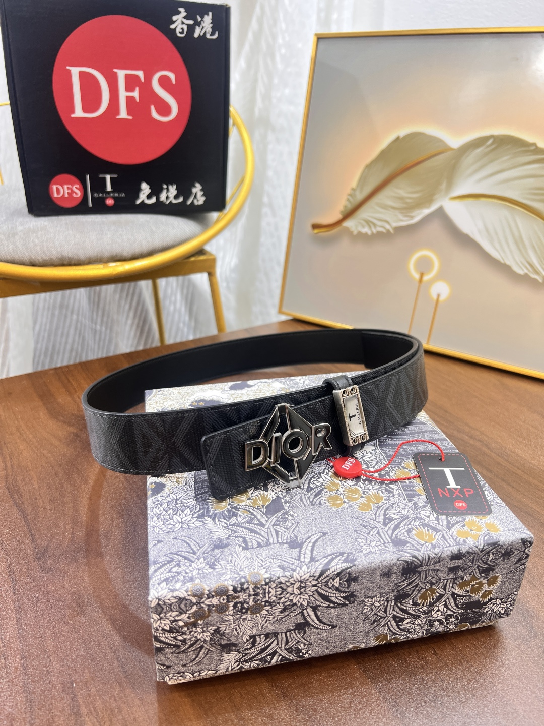 迪奥D 香港免税T礼盒 迪奥皮带男女同款 3.5cm-Chinese UA Cheap High Quatity Brand Clothes Bags handbags Sneakers wholesale wholesaler seller from China Factory suppliers Fashion Clothing Shoes best Quality Beautiful Price 迪奥D 香港免税T礼盒 迪奥皮带男女同款 3.5cm