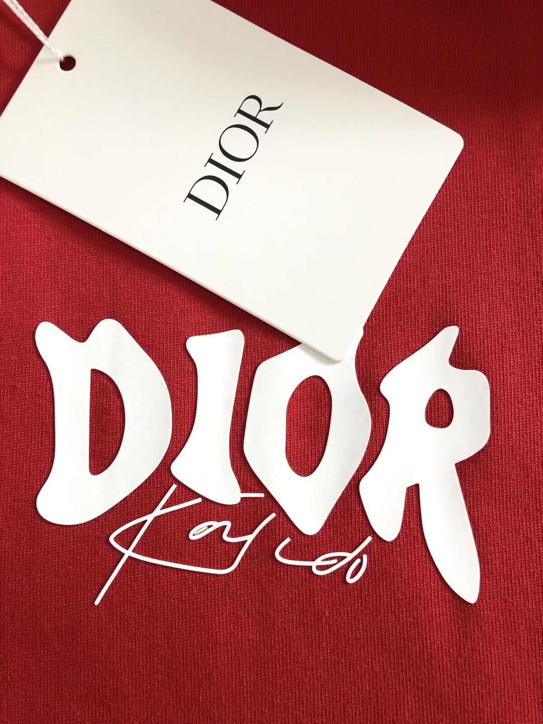 CD 2026SS早春新款重工刺绣工艺圆领T恤，定织定染纯棉300克重洗水面料，做工精细。男女同款宽松落