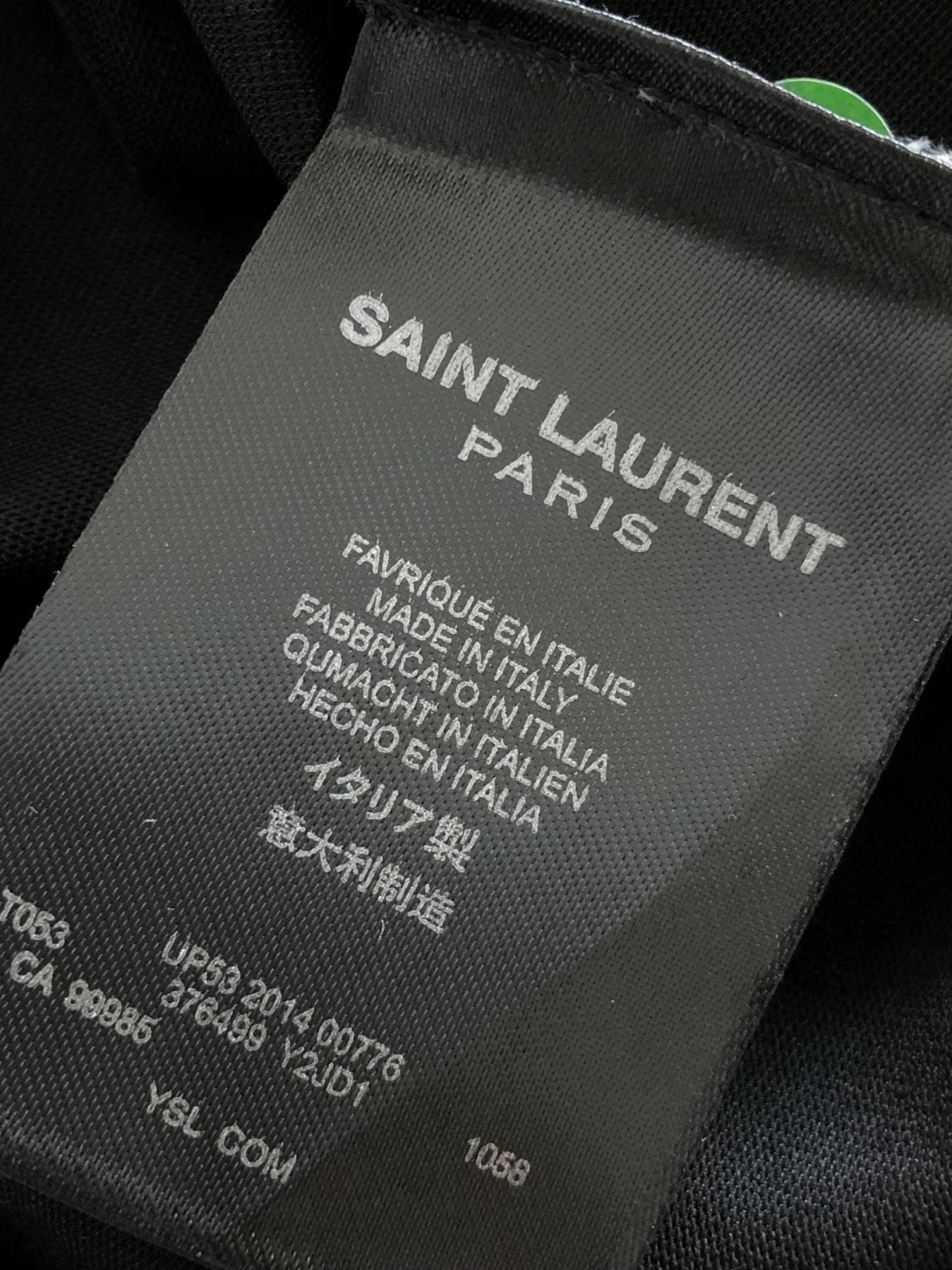 YSL SS春夏最新款圆领时尚短袖T恤，官网同步，定制索罗棉轻薄面料！贴肤舒适，耐看又好穿，经典简约logo设计，原厂工
