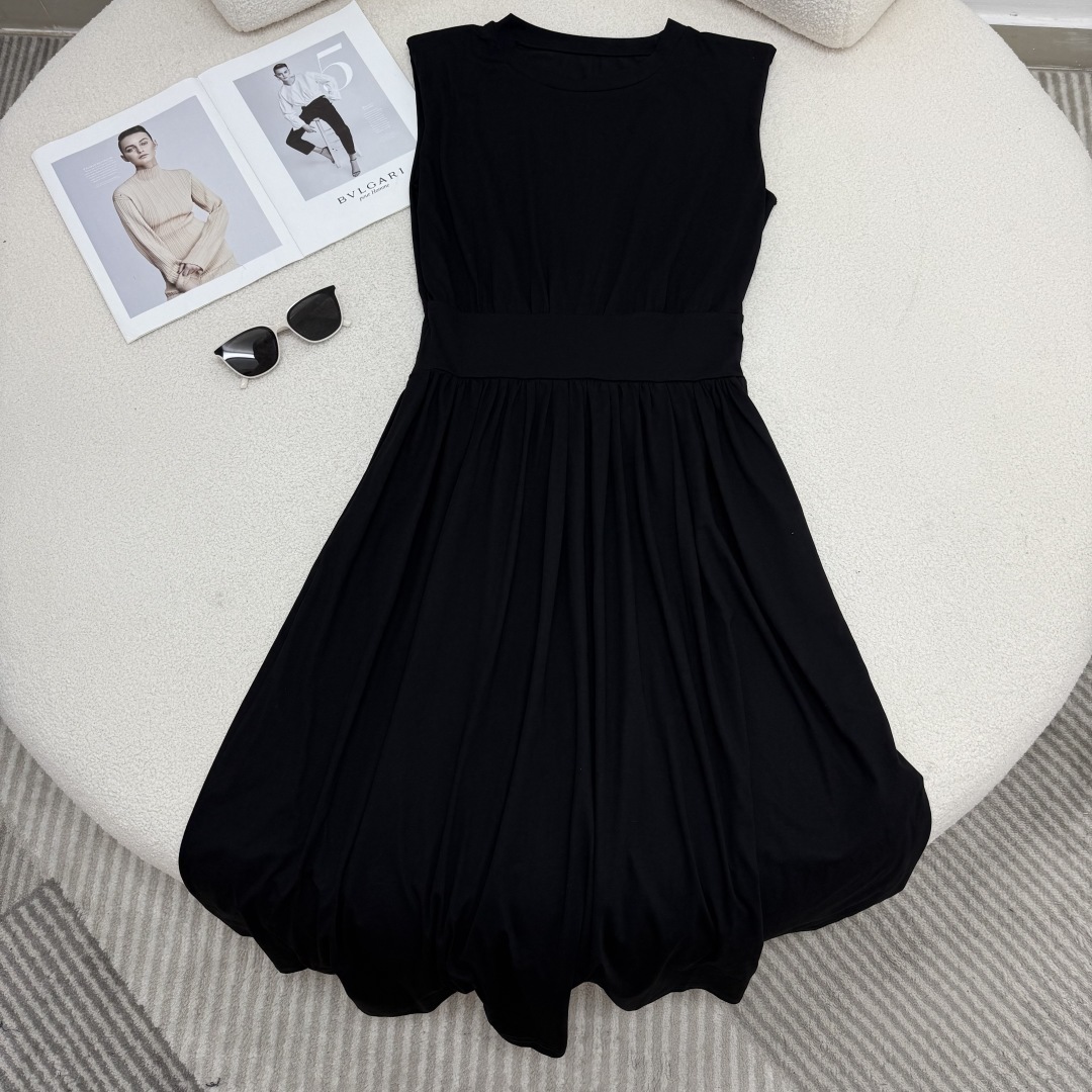 Sleeveless Cotton Dress with Waist Belt, Elegant and Slimming - Spring/Summer 2 cmp i1747669182356 1492 0 0