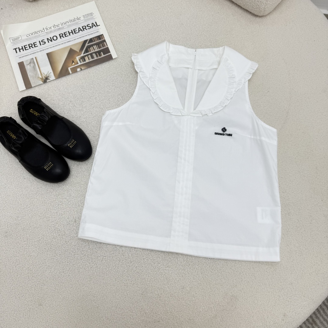 Early Autumn Embroidered Vest Top with Metal Buckle & Ruffle Collar Design 2 cmp i1754148423301 5152 0 0