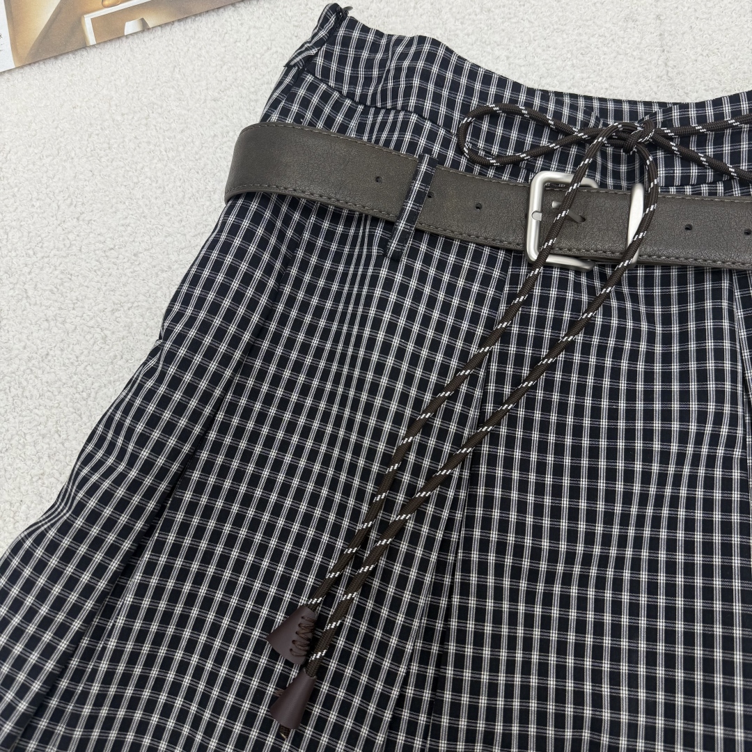 Elegant Embroidered Plaid Midi Skirt with Belt - Vintage A-Line Design 7 cmp i1754148594921 491 0 5