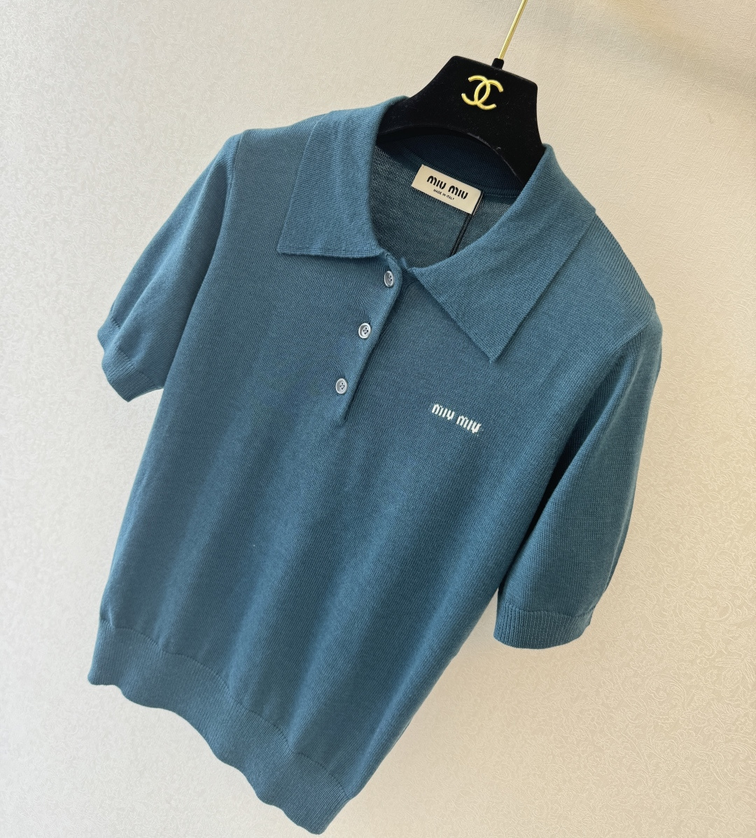缪缪新品🆕🆕Polo领短袖💗💗实拍图🆕🆕两色3码