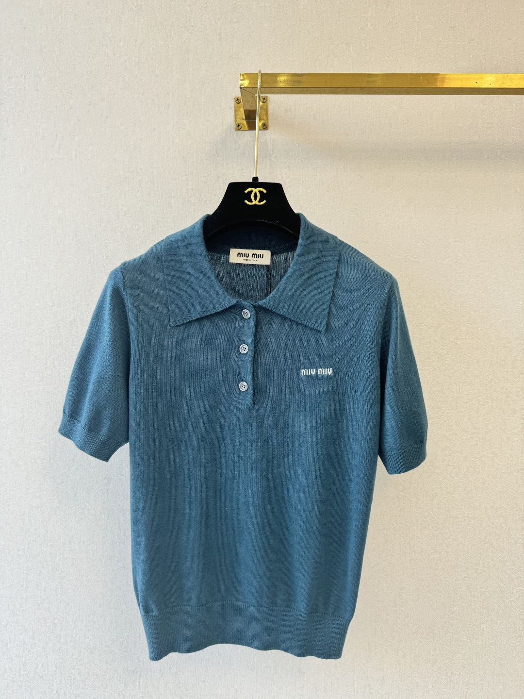 缪缪新品🆕🆕Polo领短袖💗💗实拍图🆕🆕两色3码