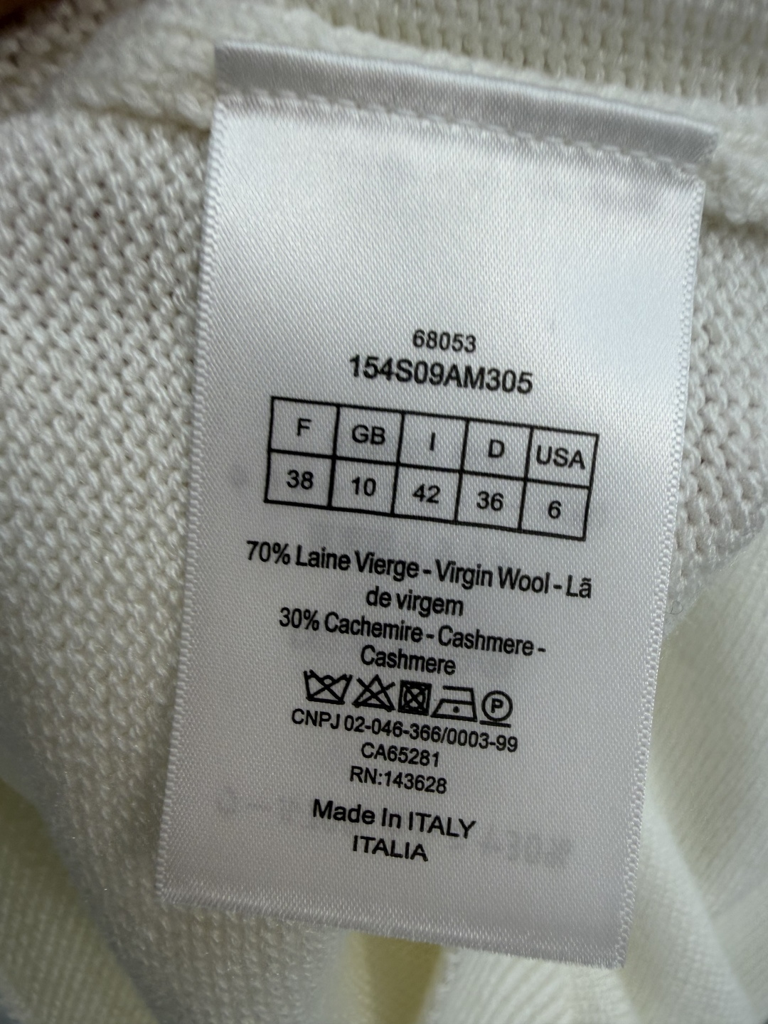 迪奥新品🆕🆕 圆领长袖💗💗实拍图🆕🆕两色3码