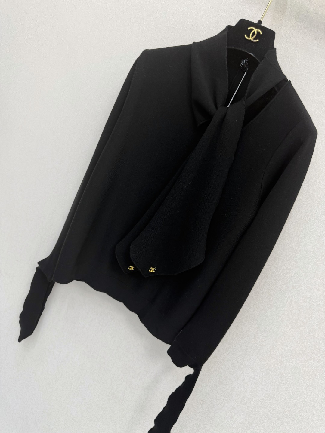 小香新品🆕🆕 系带蝴蝶结长袖💗💗实拍图🆕🆕两色3码