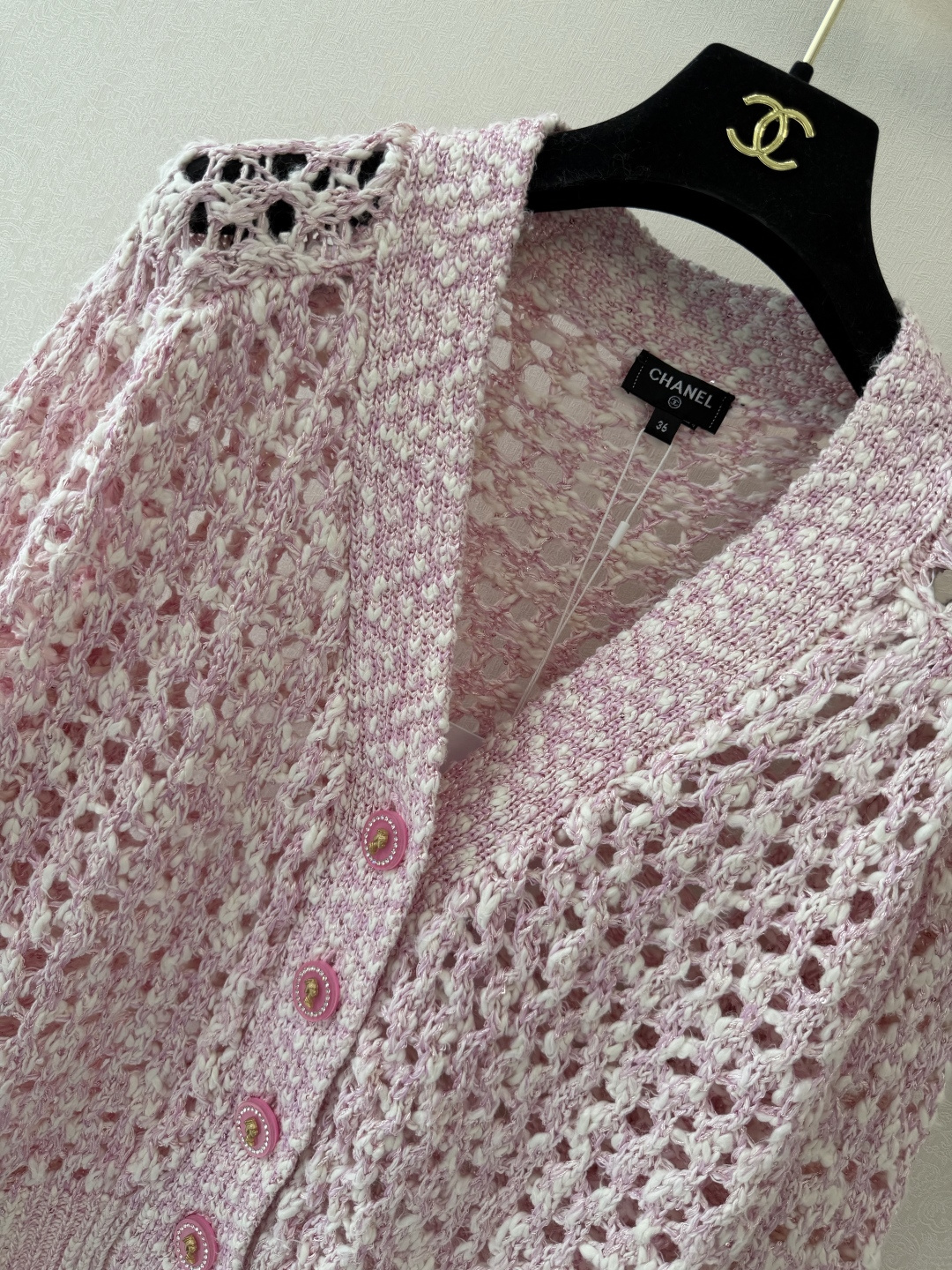 小香新品🆕🆕 V领长袖开衫💗💗实拍图🆕🆕