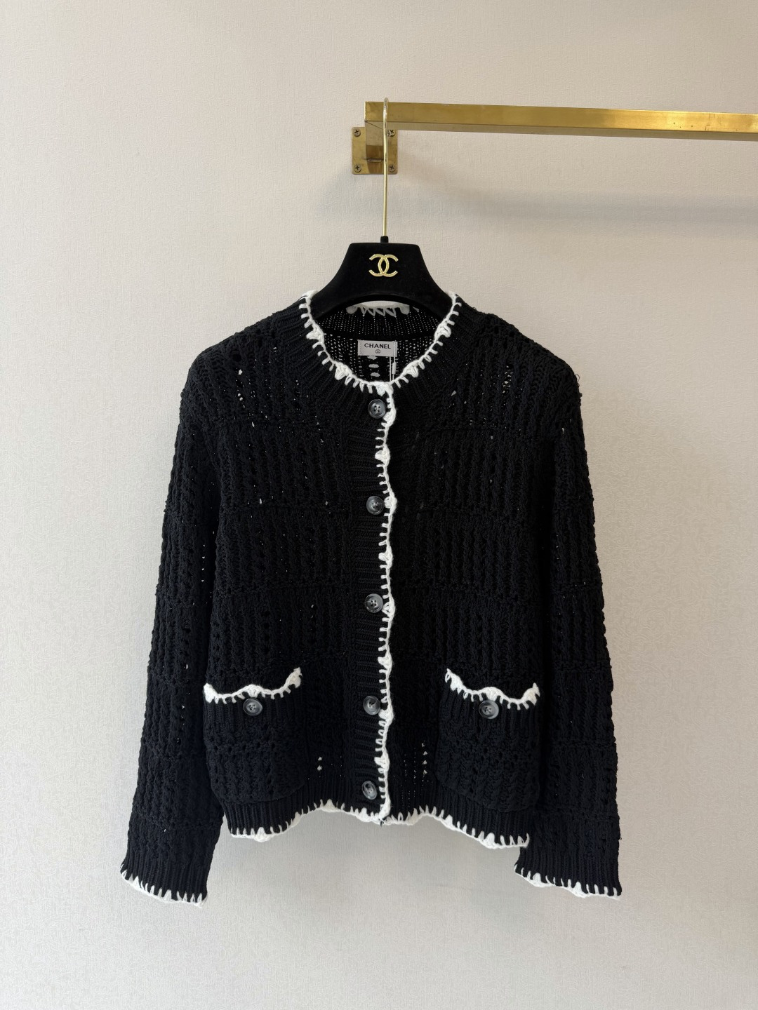小香新品🆕🆕 圆领开衫💗💗实拍图🆕🆕两色3码