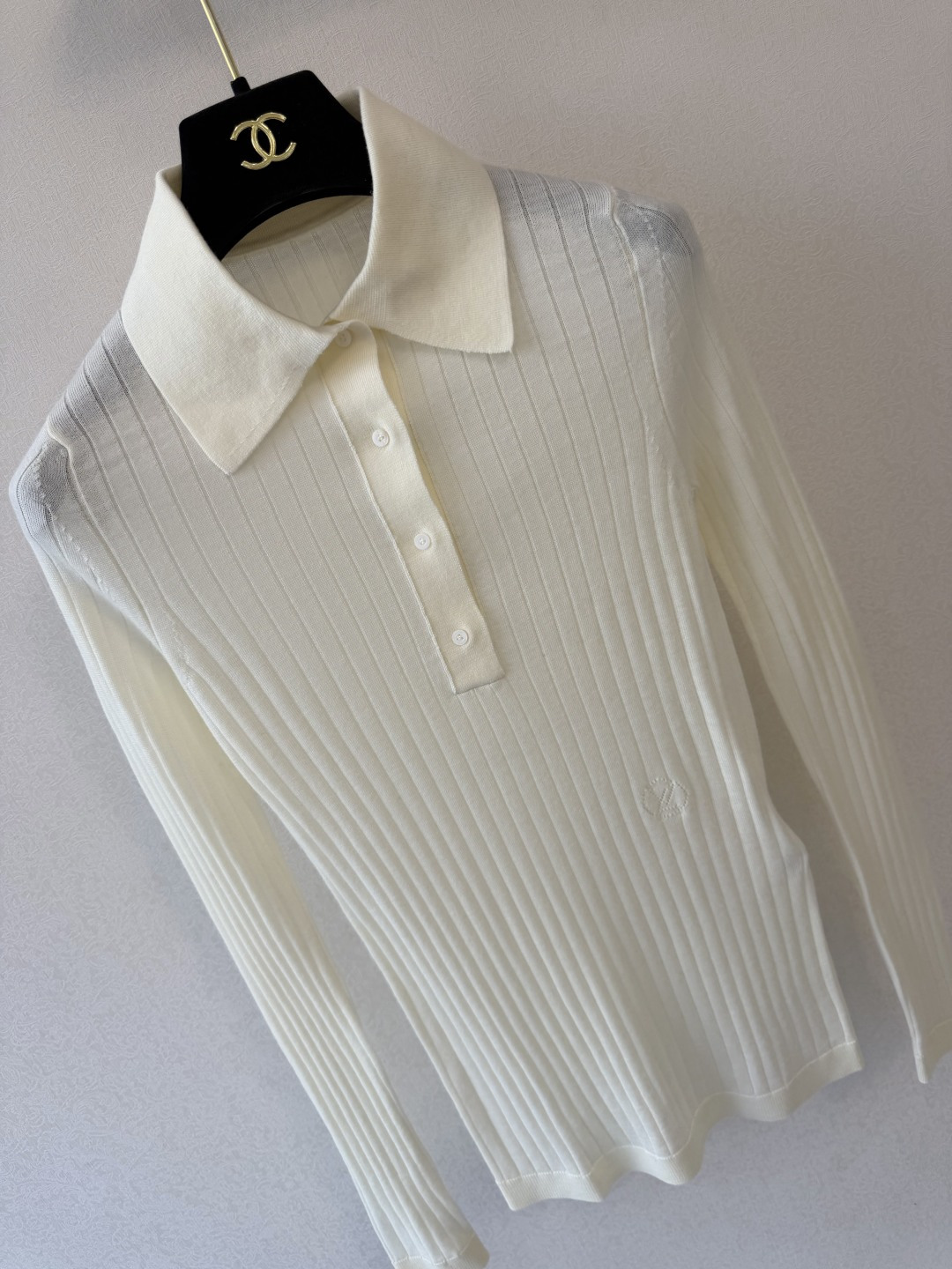 LV高版本新品🆕🆕 Polo领长袖💗💗实拍图🆕🆕两色3码