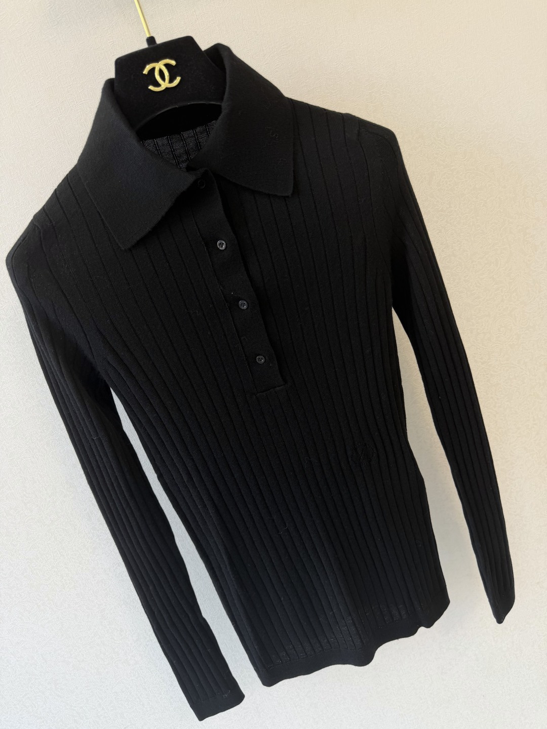 LV高版本新品🆕🆕 Polo领长袖💗💗实拍图🆕🆕两色3码