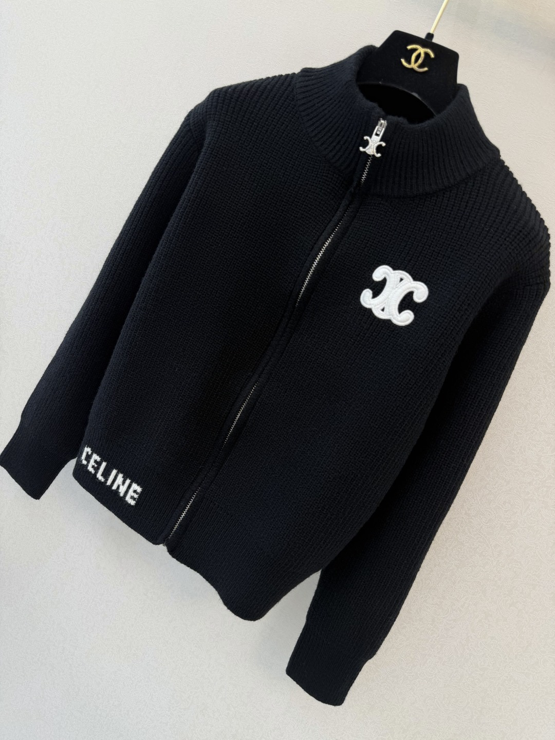 赛琳新品🆕🆕 拉链长袖开衫💗💗实拍图🆕🆕两色3码