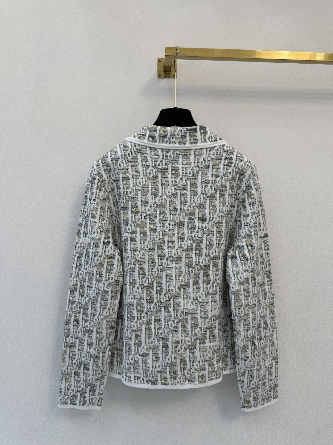 迪奥新品🆕🆕 翻领长袖开衫💗💗实拍图🆕🆕两色3码