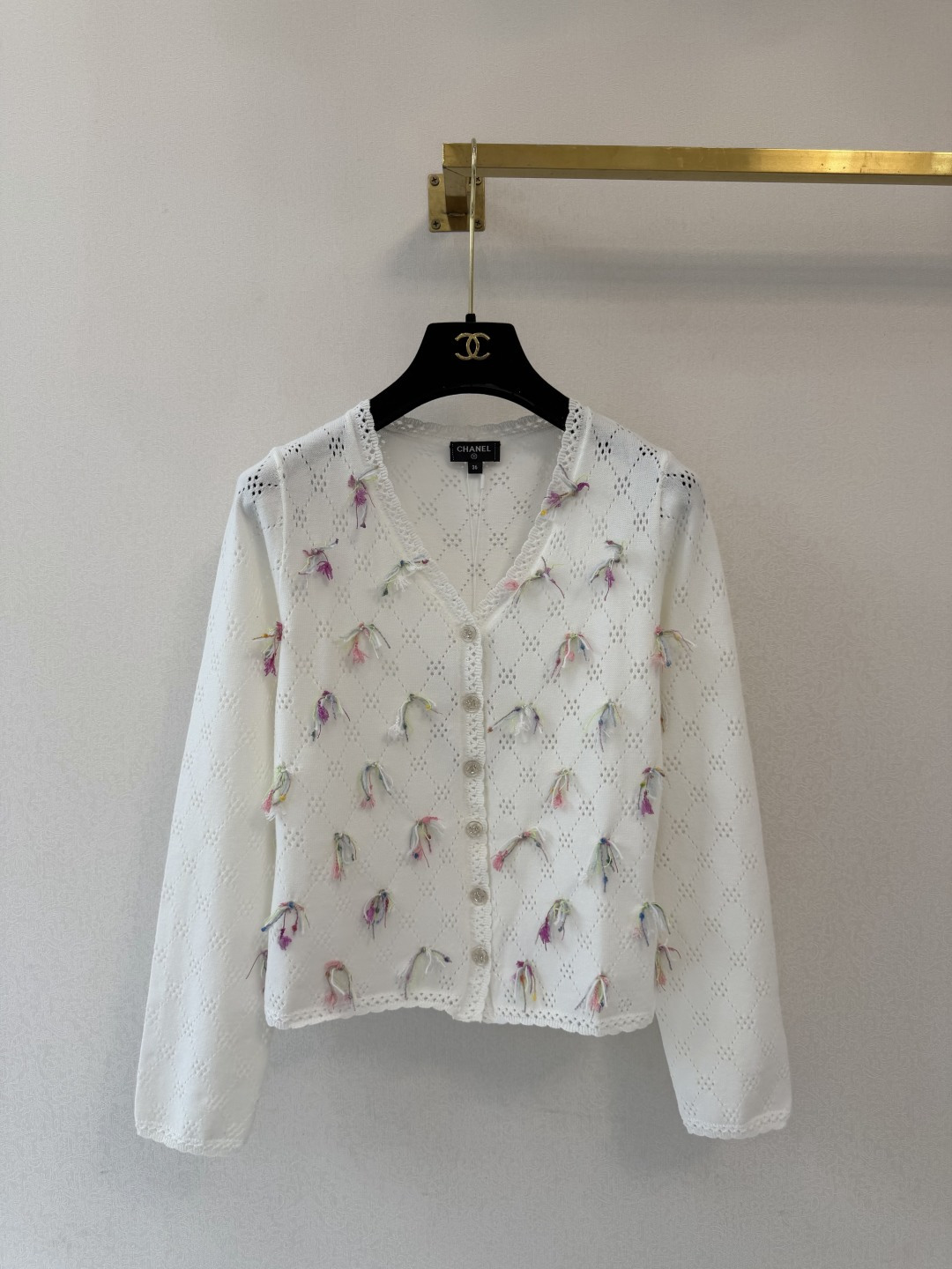 小香新品🆕🆕 V领长袖开衫💗💗实拍图🆕🆕