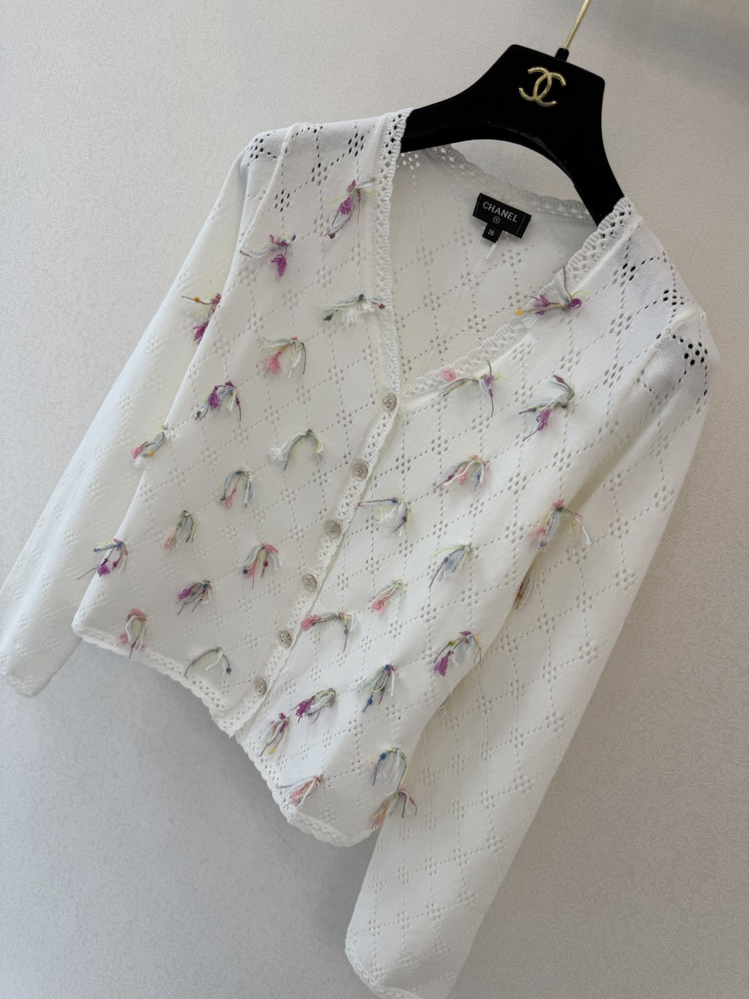 小香新品🆕🆕 V领长袖开衫💗💗实拍图🆕🆕
