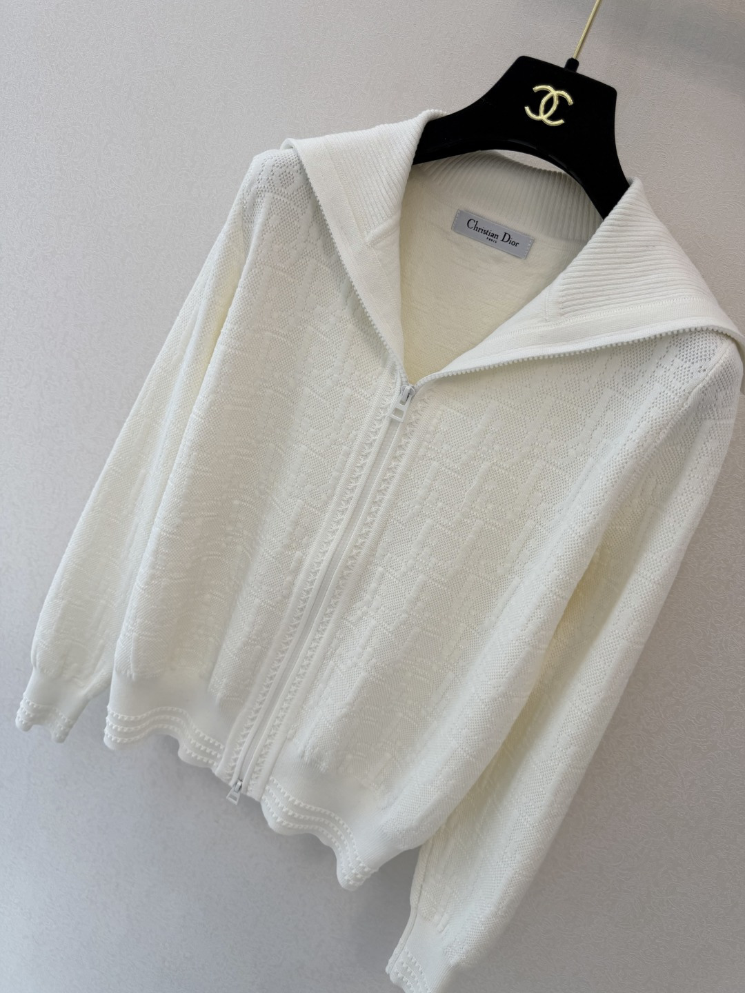 Ivory Hooded Zip Top and Pants Set