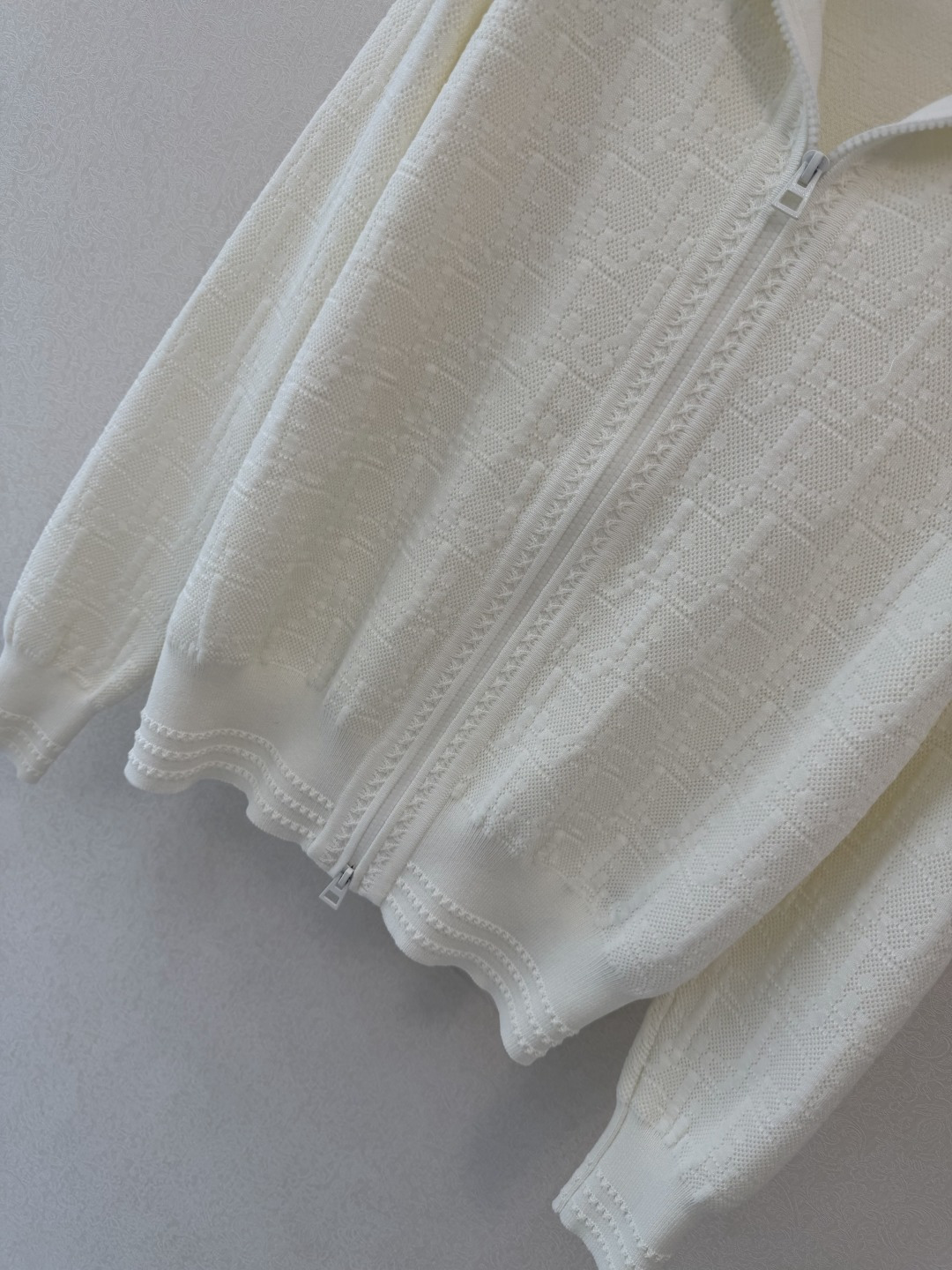 Ivory Hooded Zip Top and Pants Set