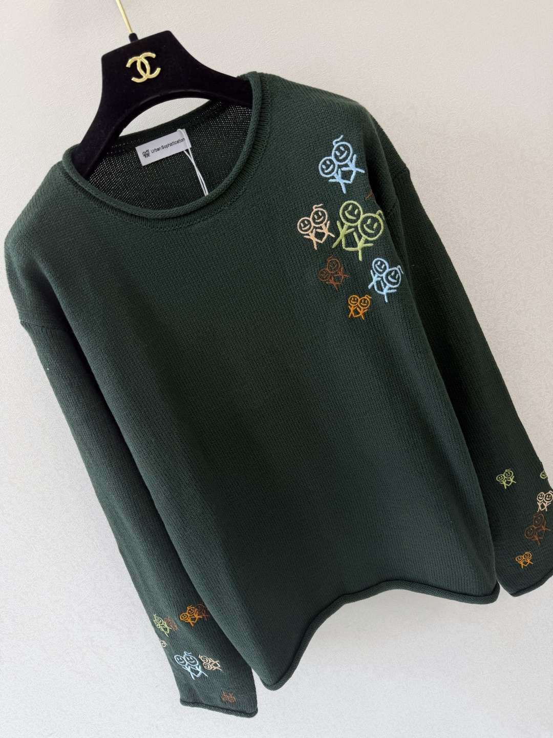US新品🆕🆕柴火人 圆领长袖💗💗实拍图🆕🆕两色3码