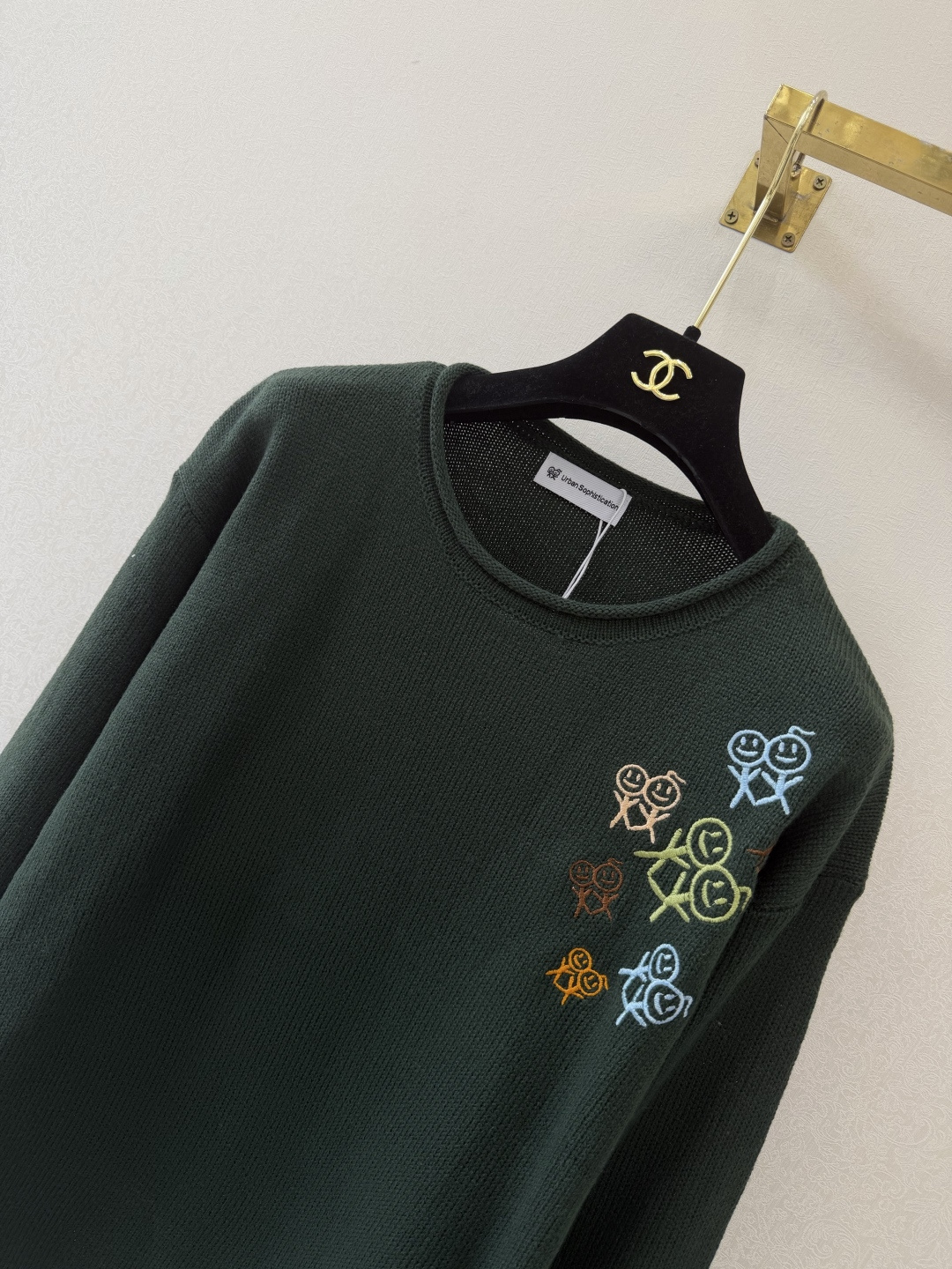 US新品🆕🆕柴火人 圆领长袖💗💗实拍图🆕🆕两色3码