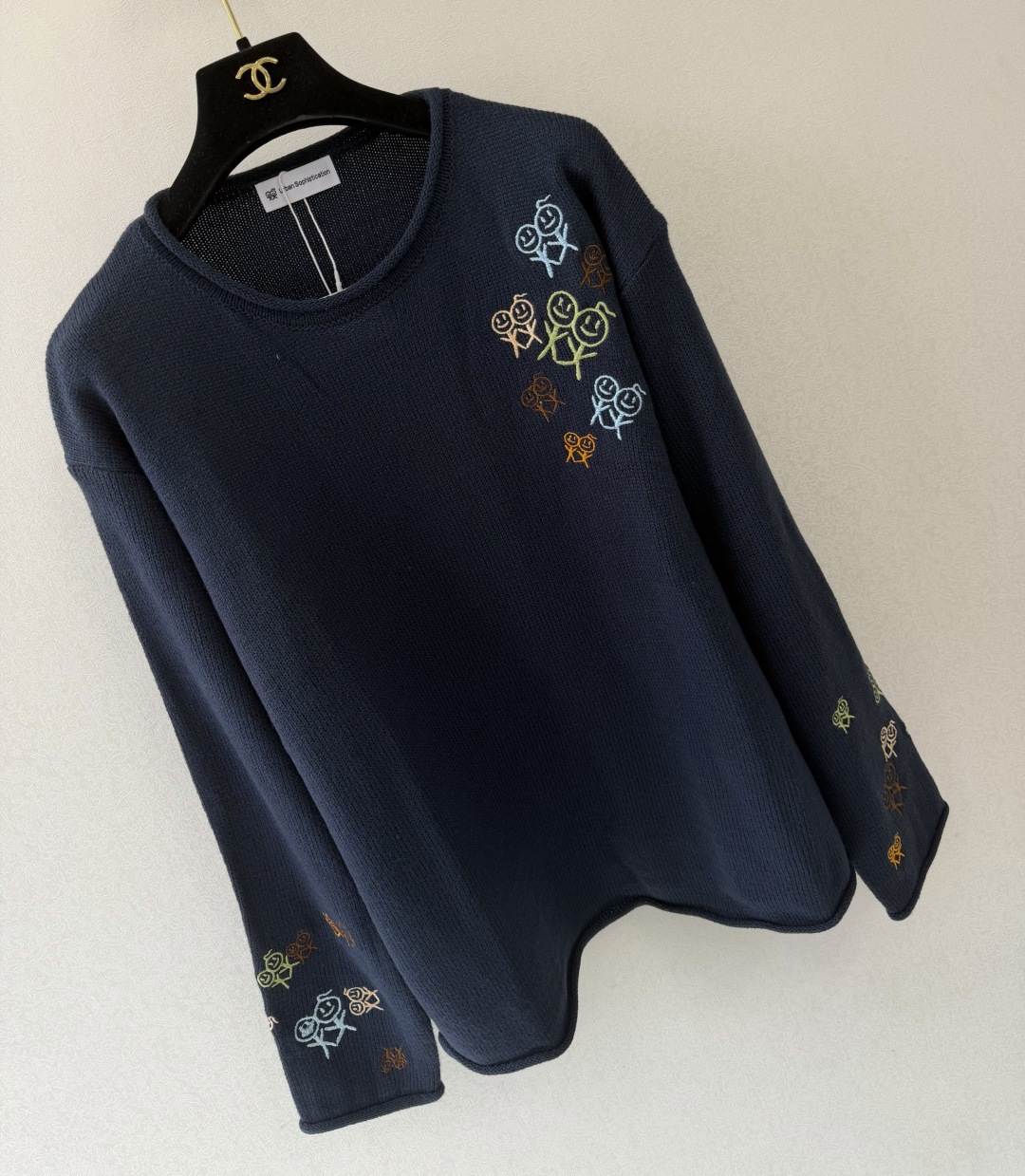US新品🆕🆕柴火人 圆领长袖💗💗实拍图🆕🆕两色3码