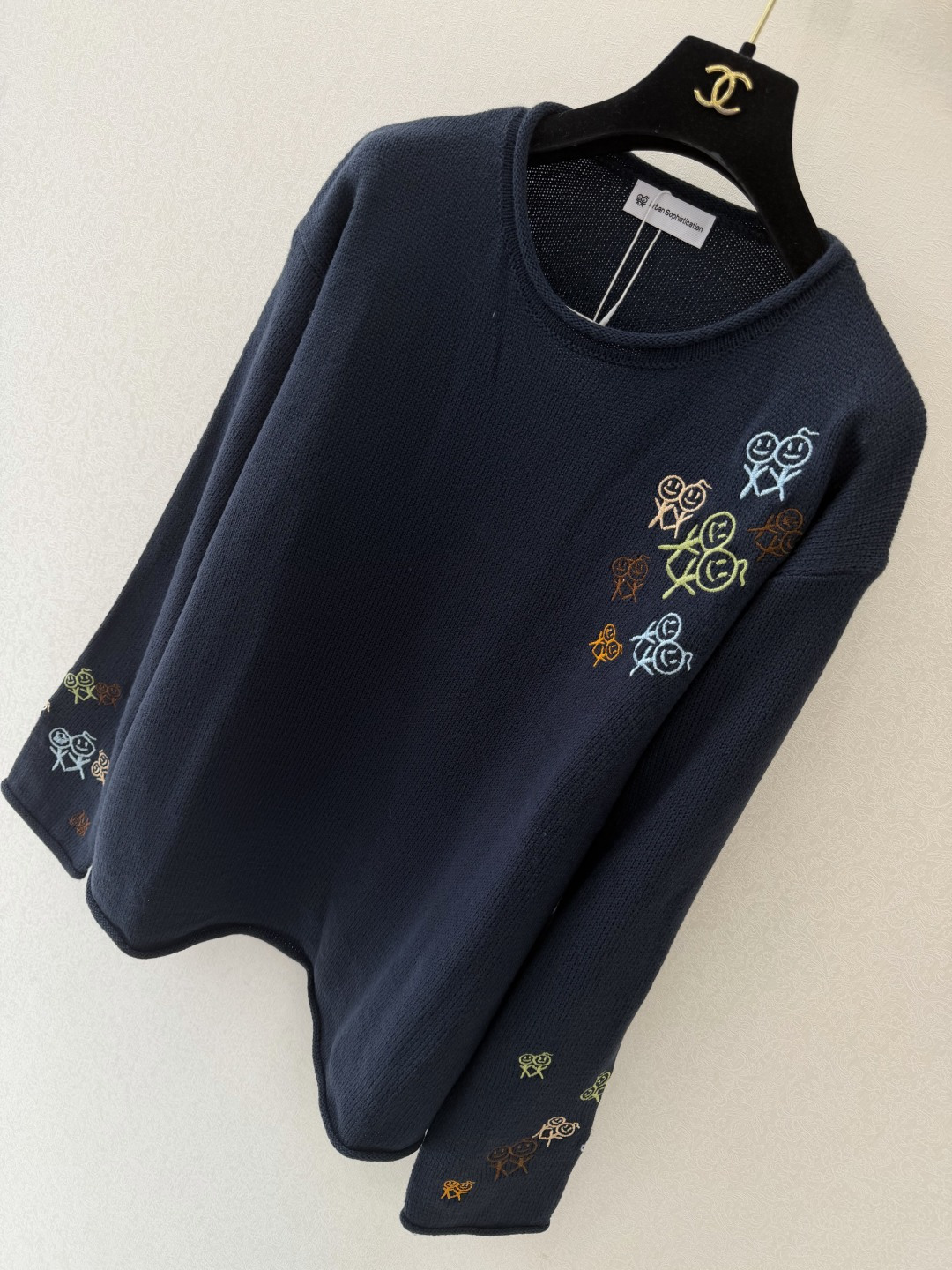 US新品🆕🆕柴火人 圆领长袖💗💗实拍图🆕🆕两色3码