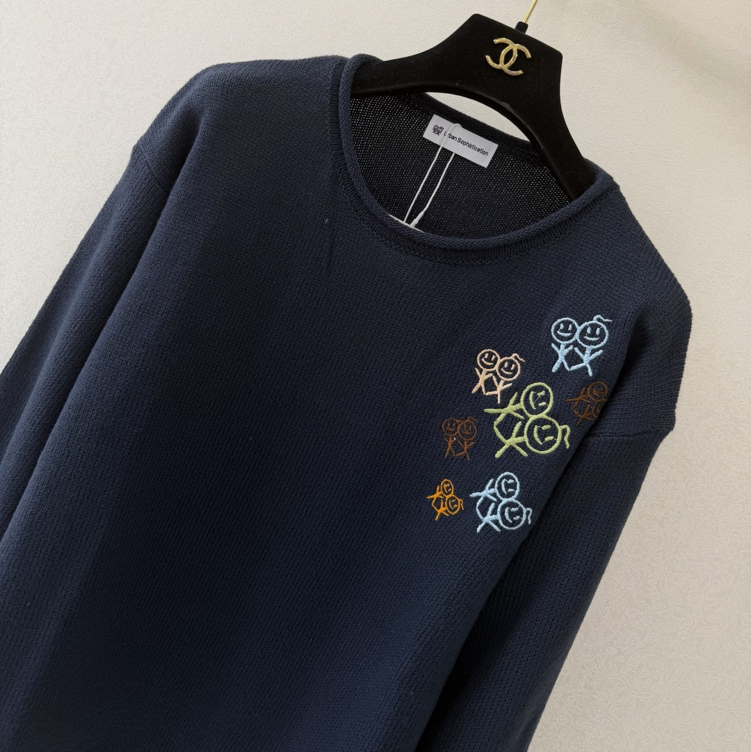 US新品🆕🆕柴火人 圆领长袖💗💗实拍图🆕🆕两色3码