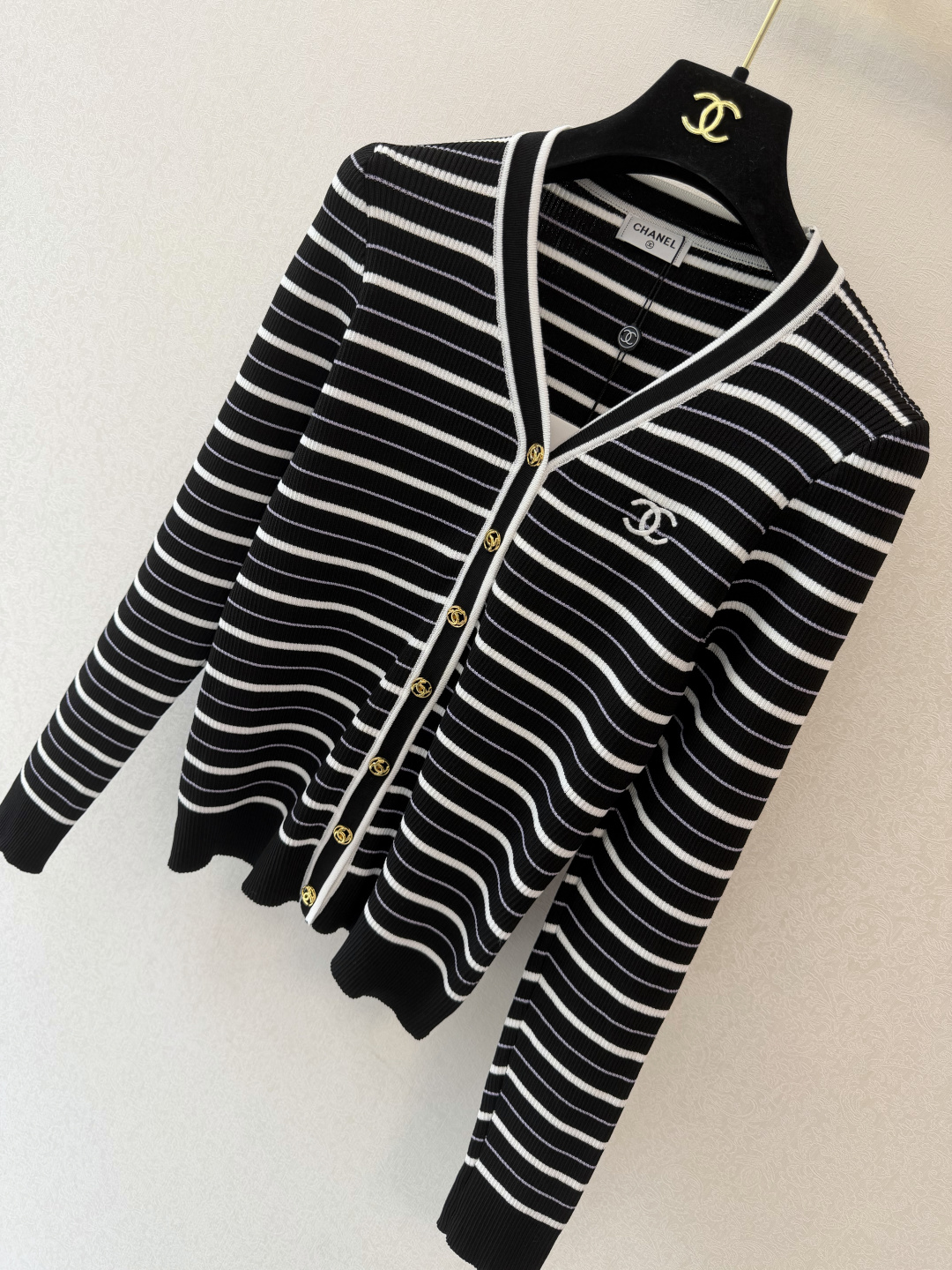 小香新品🆕🆕 V领长袖开衫💗💗实拍图🆕🆕
