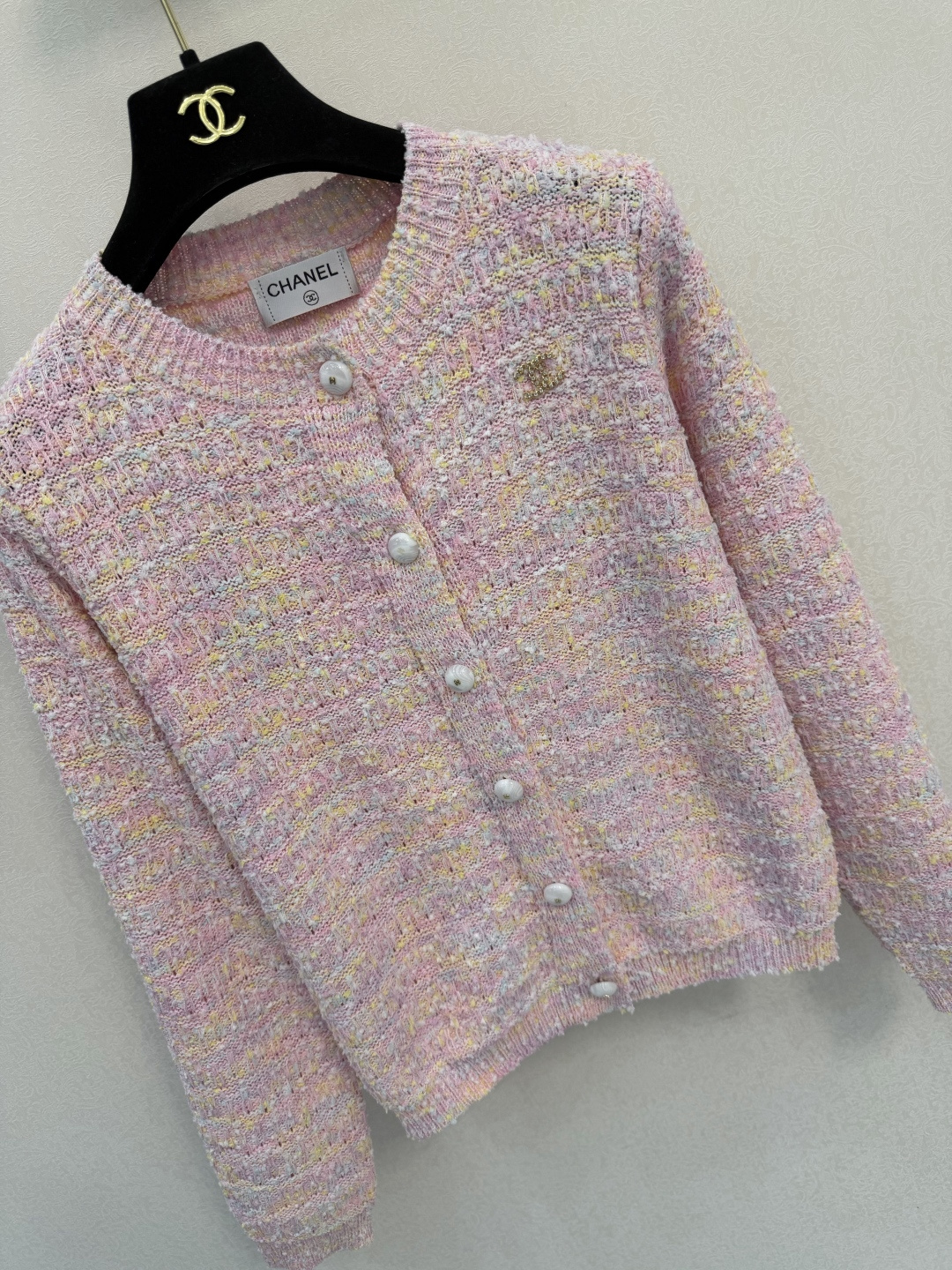 小香新品🆕🆕 圆领长袖开衫💗💗实拍图🆕🆕两色3码