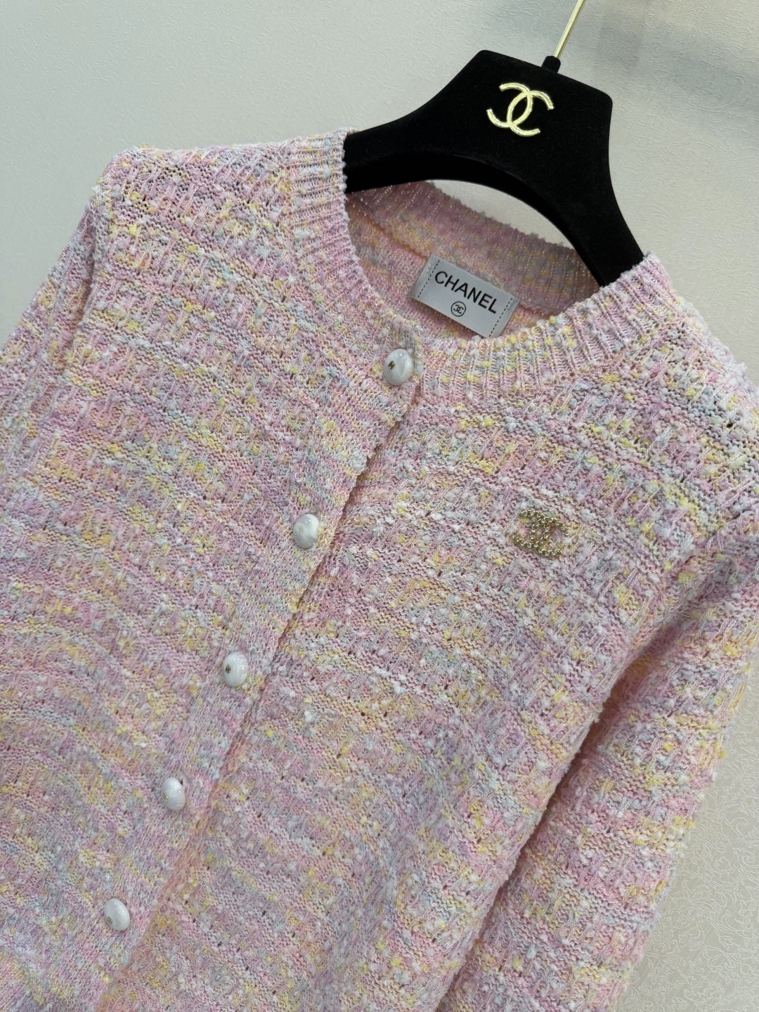 小香新品🆕🆕 圆领长袖开衫💗💗实拍图🆕🆕两色3码