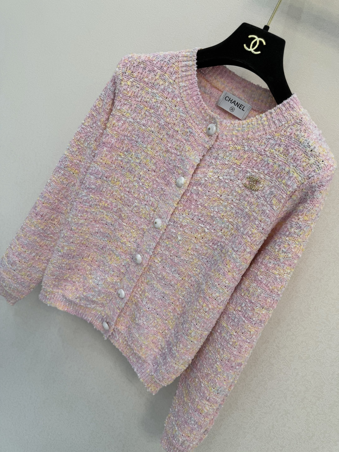 小香新品🆕🆕 圆领长袖开衫💗💗实拍图🆕🆕两色3码