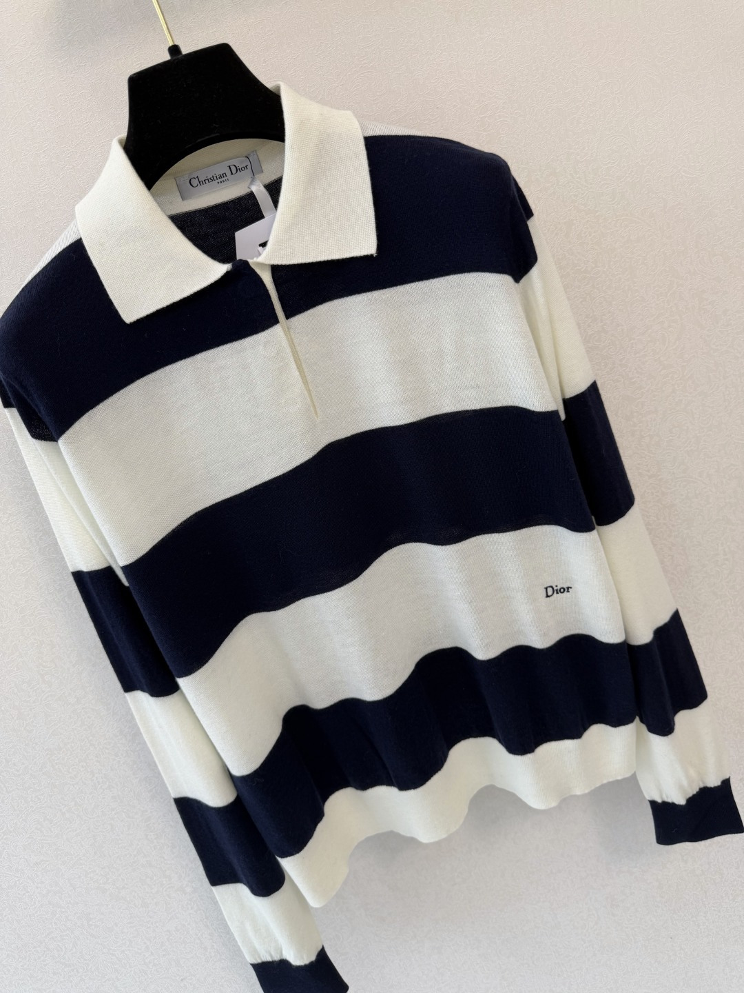 迪奥新品🆕🆕 Polo领长袖💗💗实拍图🆕🆕