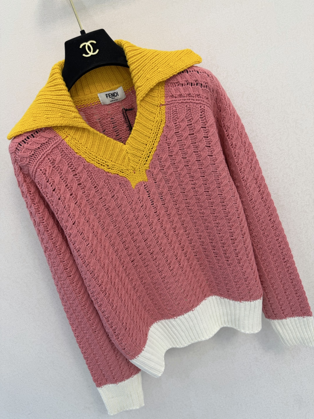 FD新品🆕🆕 V领长袖💗💗实拍图🆕🆕