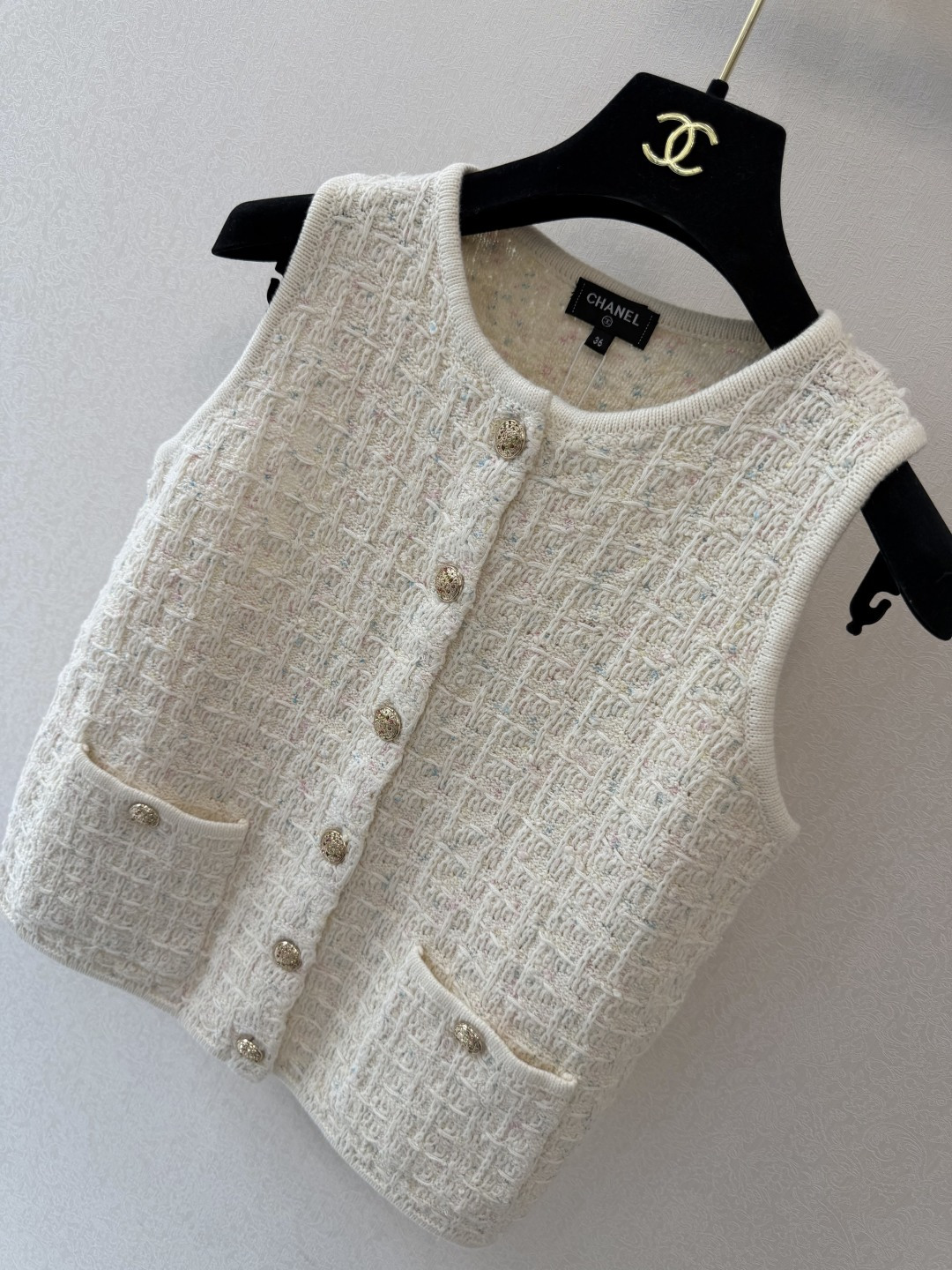 小香新品🆕🆕 马甲💗💗实拍图🆕🆕两色3码