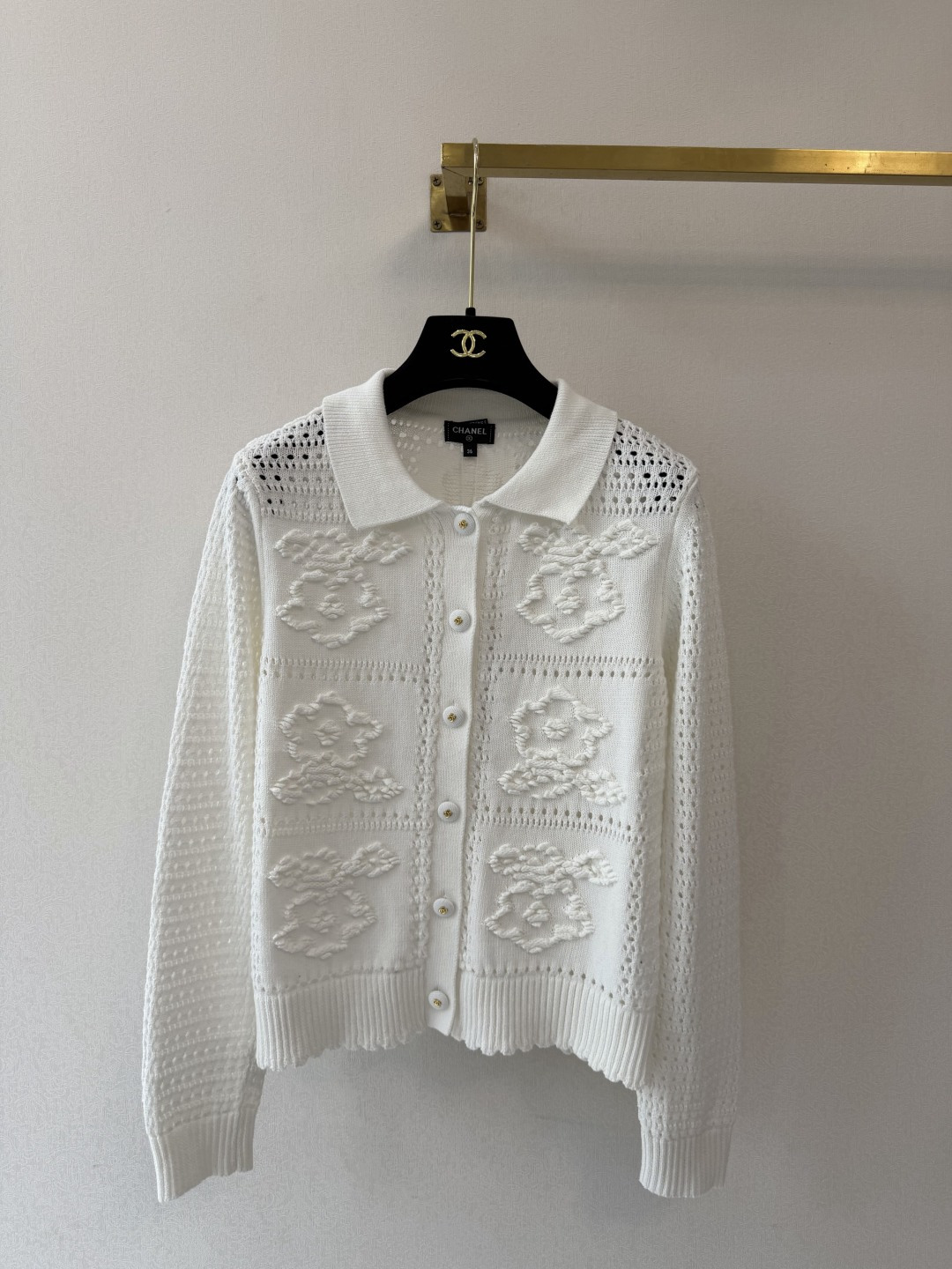 小香新品🆕🆕 翻领开衫💗💗实拍图🆕🆕两色3码