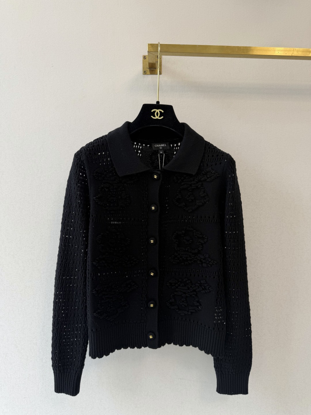 小香新品🆕🆕 翻领开衫💗💗实拍图🆕🆕两色3码