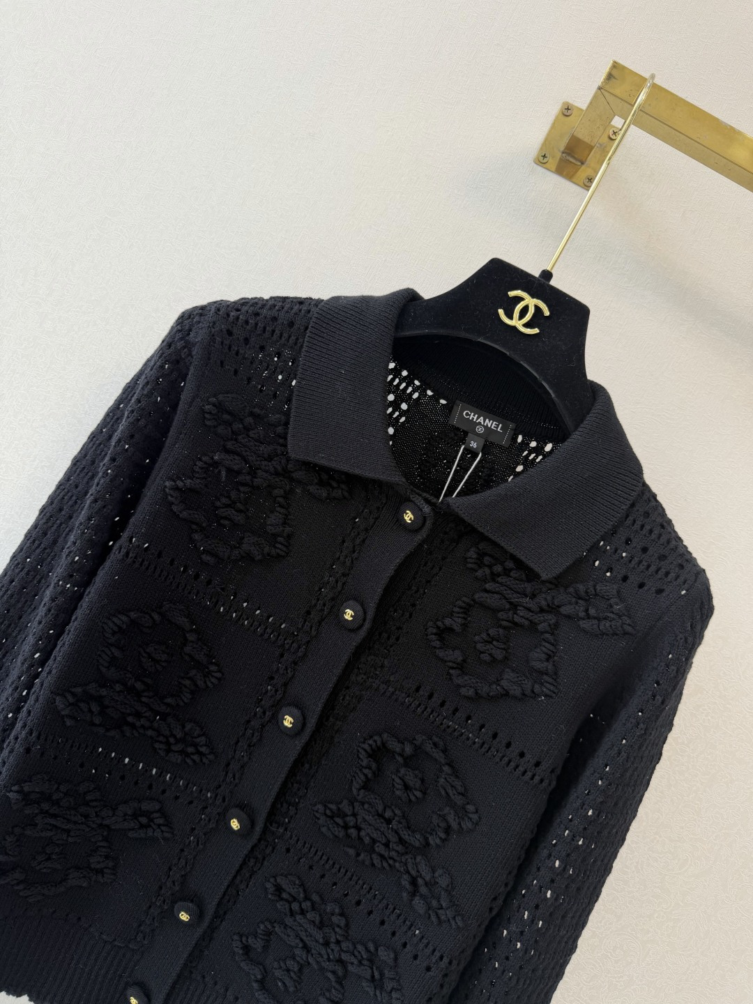 小香新品🆕🆕 翻领开衫💗💗实拍图🆕🆕两色3码