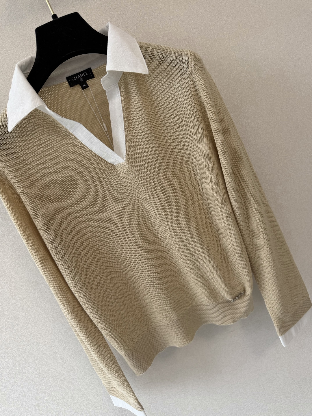 小香新品🆕🆕 翻领长袖💗💗实拍图🆕🆕