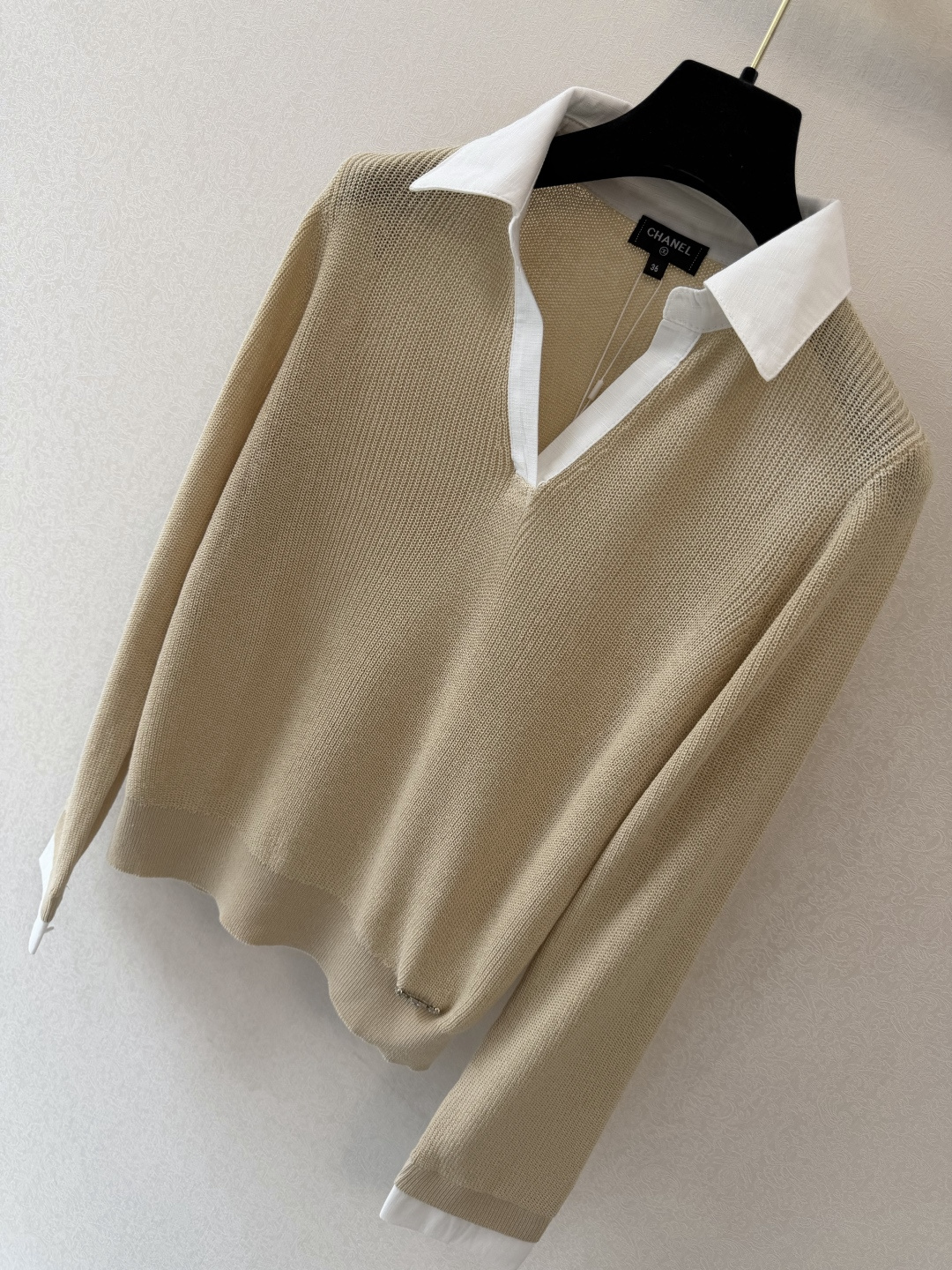 小香新品🆕🆕 翻领长袖💗💗实拍图🆕🆕